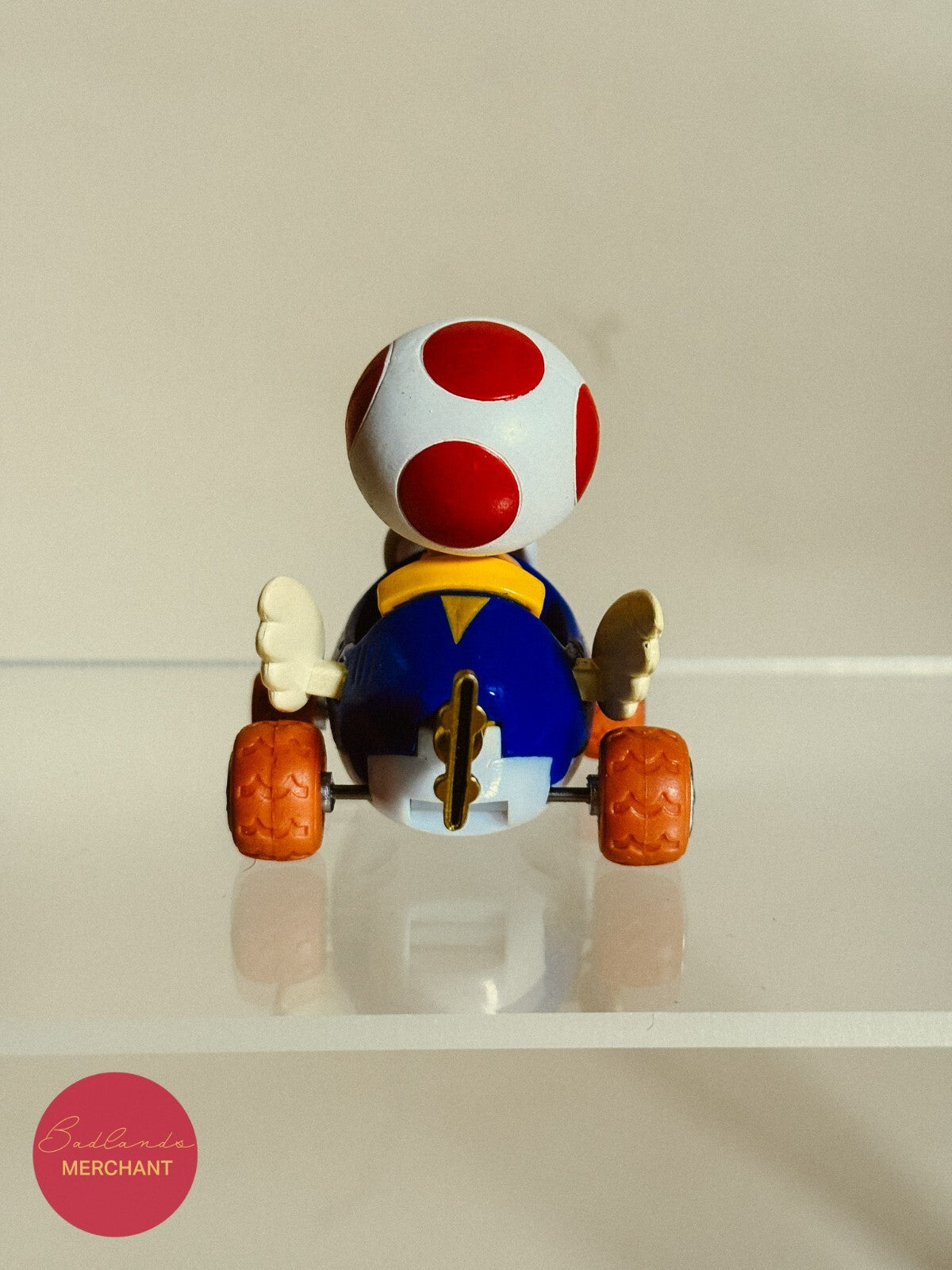 Nintendo Mario Kart Toad Pull Back Car Mini Figure