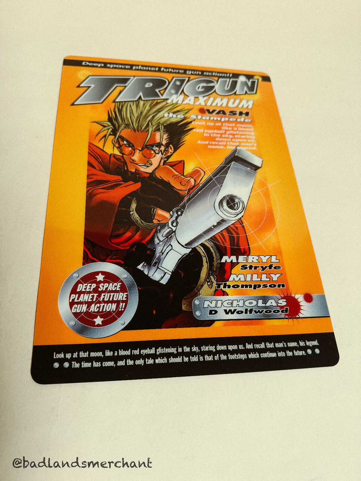 TRIGUN Final Completed Type September 1998