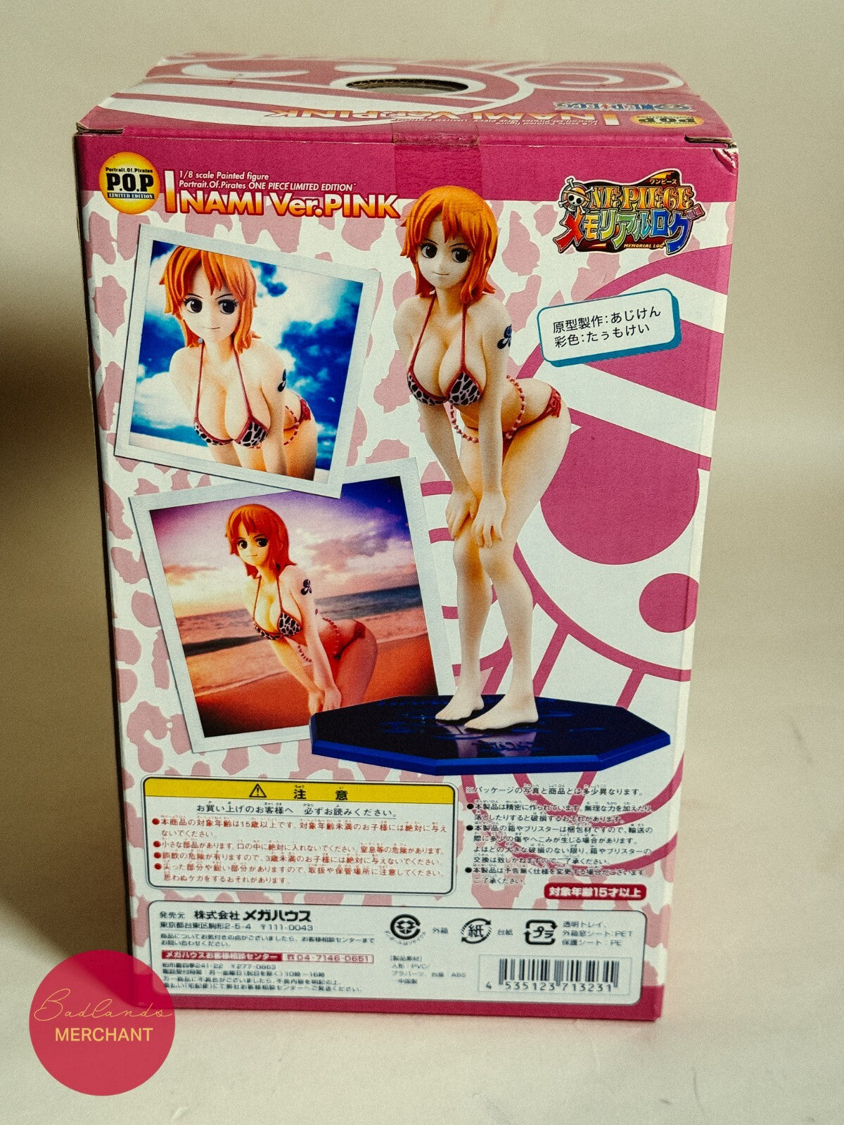One Piece Nami Excellent Model Portrait of Pirates Limited Edition 1/8 Pink ver.