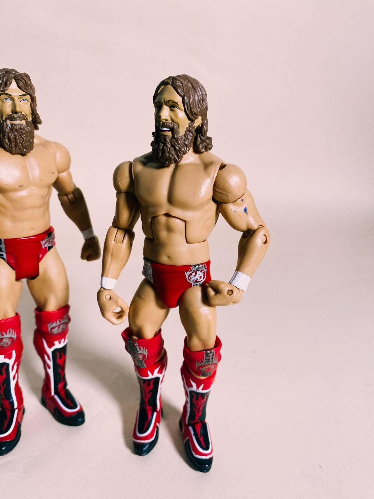 Wwe Mattel Figure Daniel Bryan Elite Series 38 & Basic 2x Red Shorts