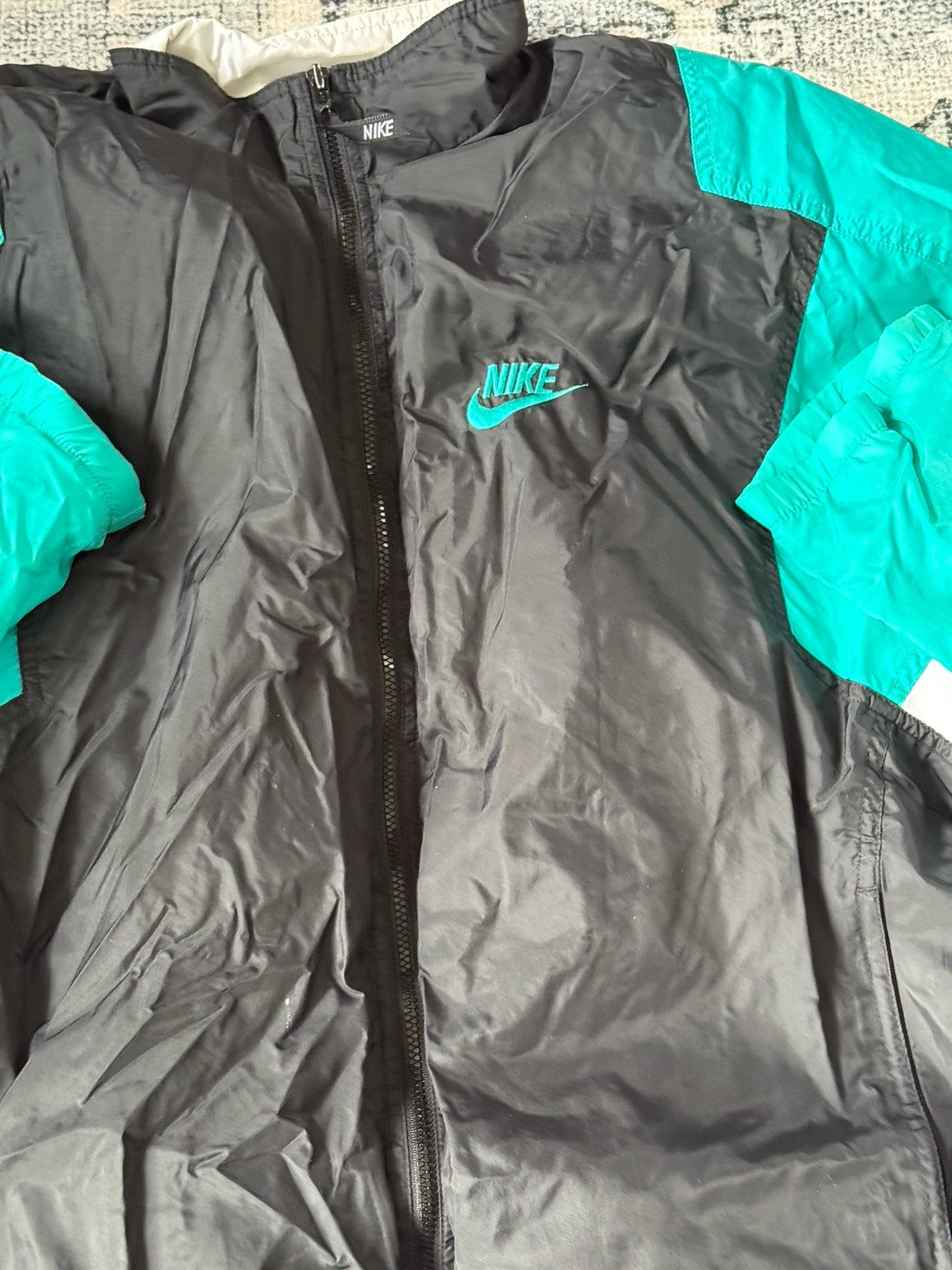 Vintage 90s Retro Nike Lightweight Windbreaker Jacket L Large