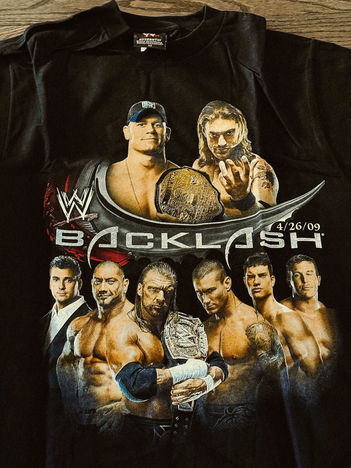 WWE Blacklash 2009 T-Shirt Medium M