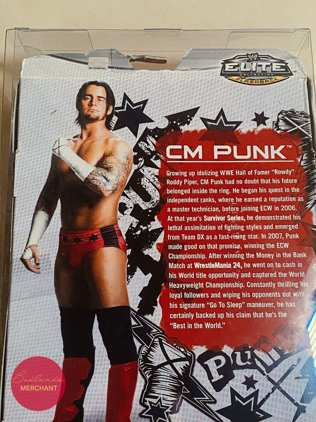 CM Punk WWE Elite Ringside Exclusive ECW Flashback