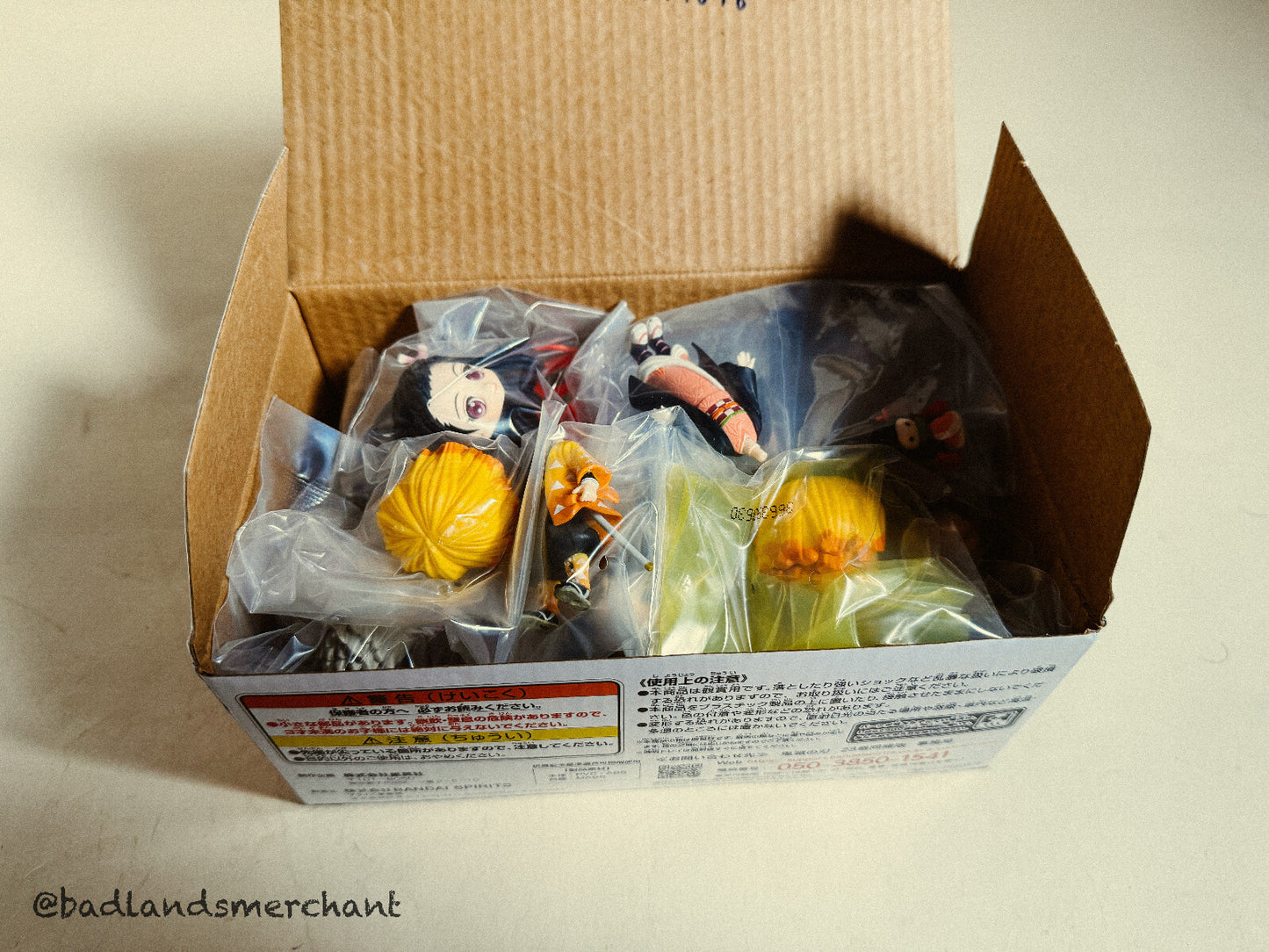 Demon Slayer Q Posket 4 Types Set Tanjiro Nezuko Kimetsu no Yaiba Figure