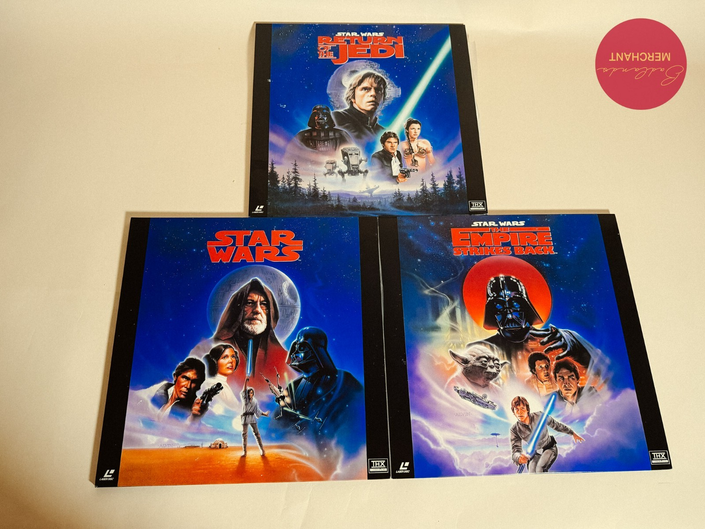 Star Wars Collectors Set 4 LD Laser Disc Japan