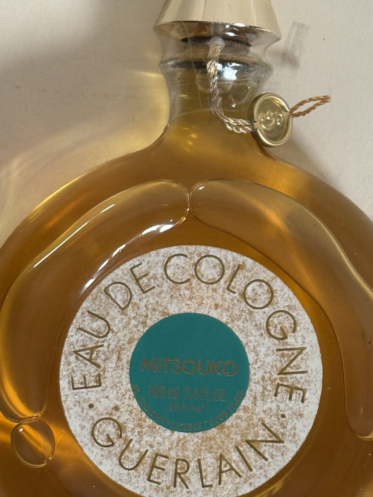 Vintage Mitsouko Guerlain Paris Eau De Cologne 100ml 3.4 Fl