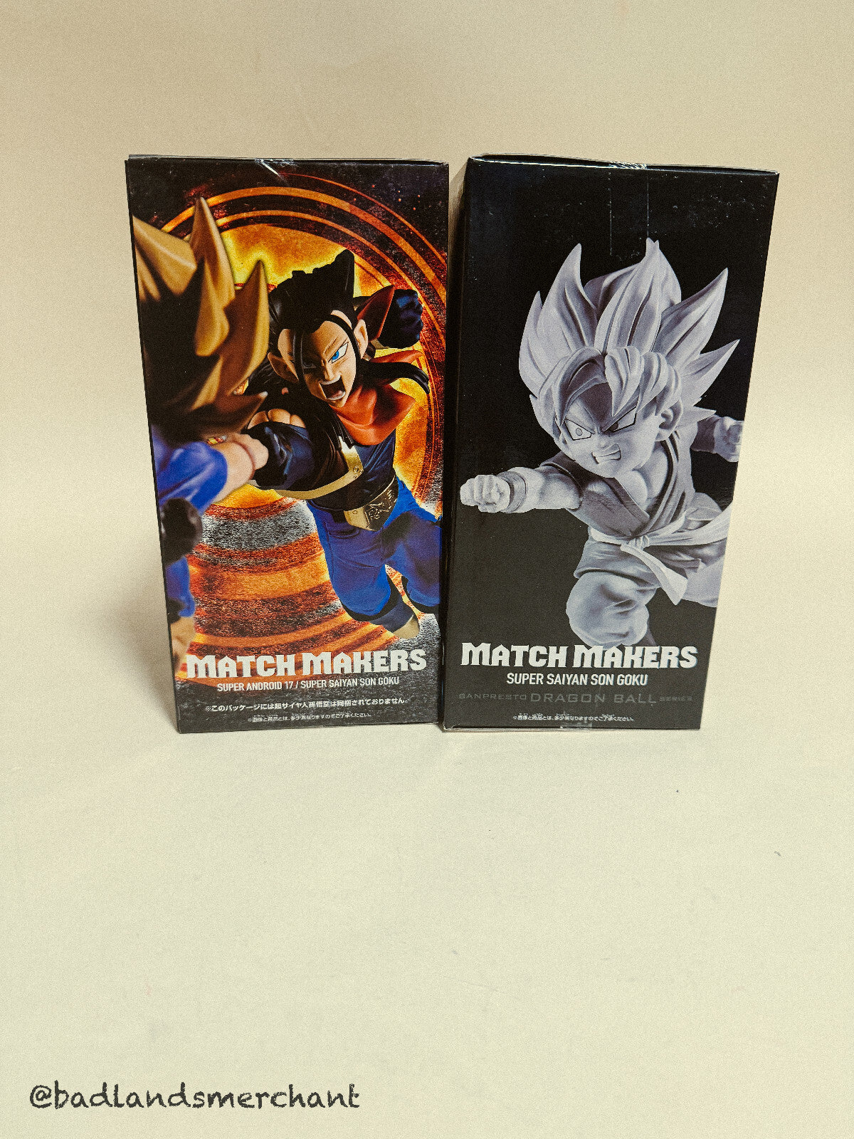 Dragon Ball GT Figure Super Saiyan Son Goku Vs Super Android 17 Lot 2