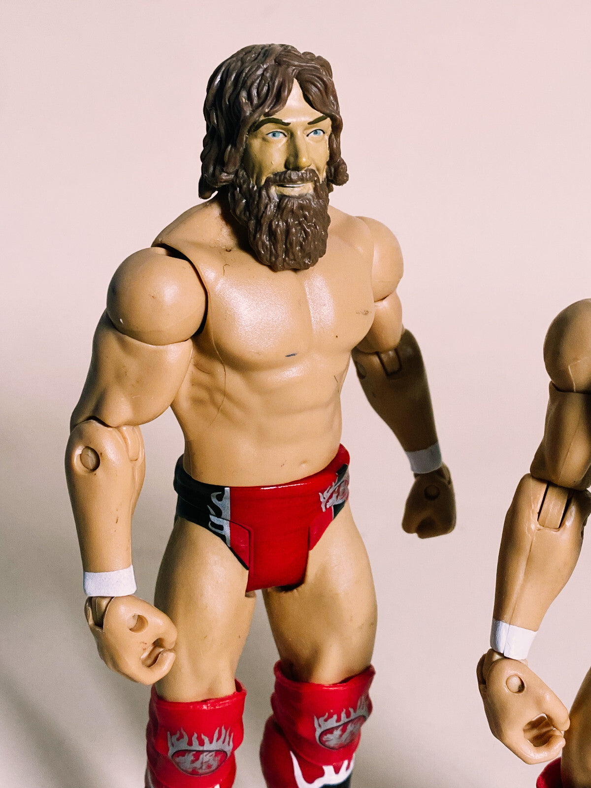 Wwe Mattel Figure Daniel Bryan Elite Series 38 & Basic 2x Red Shorts