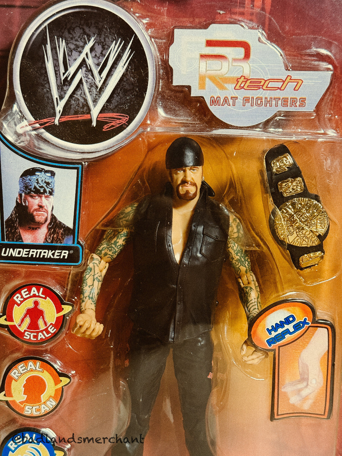 WWE Undertaker R3 Tech Metal Vengeance Mat Fighters Figure