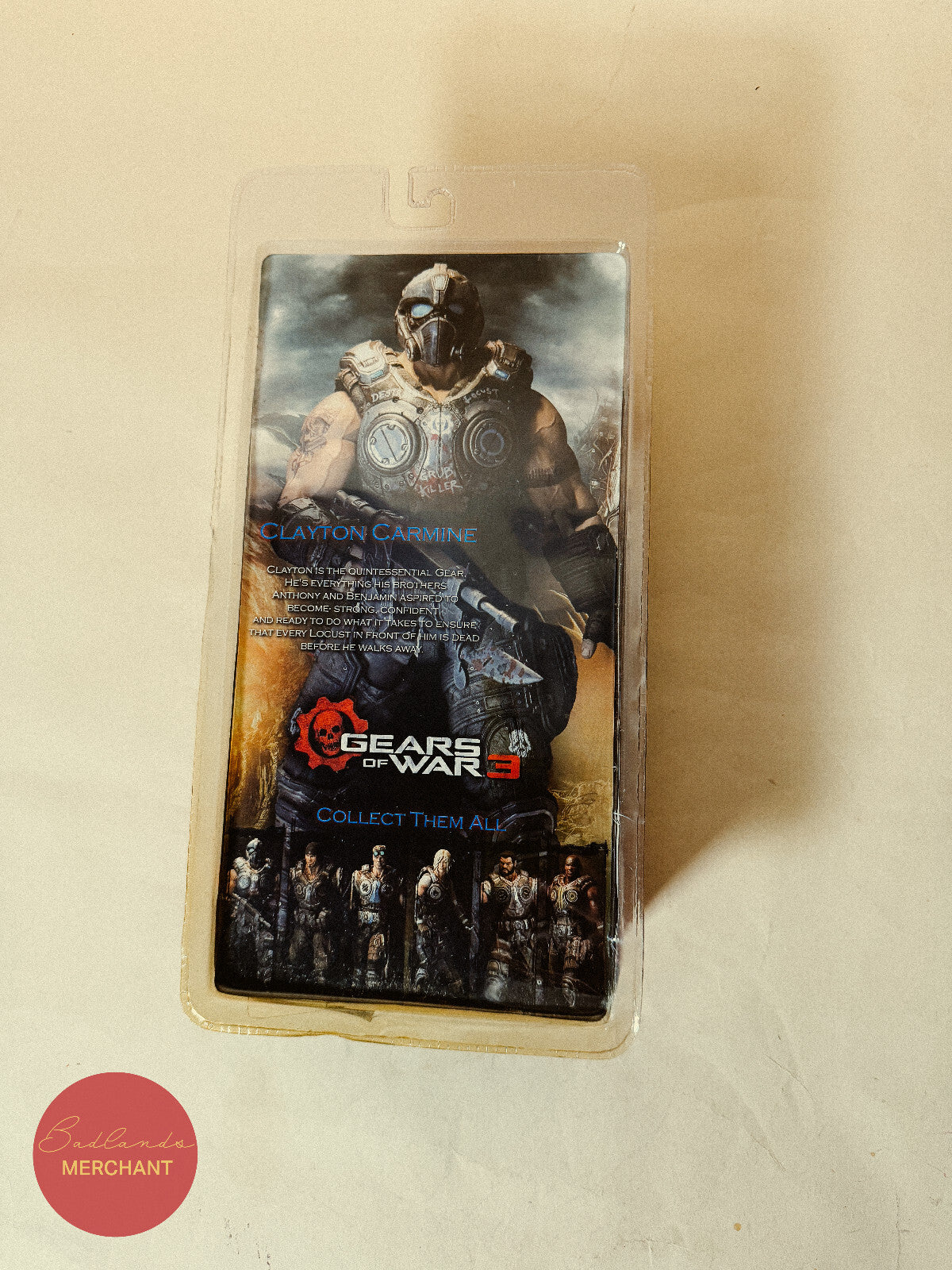 NECA Gears Of War 3 Clayton Carmine Figure New
