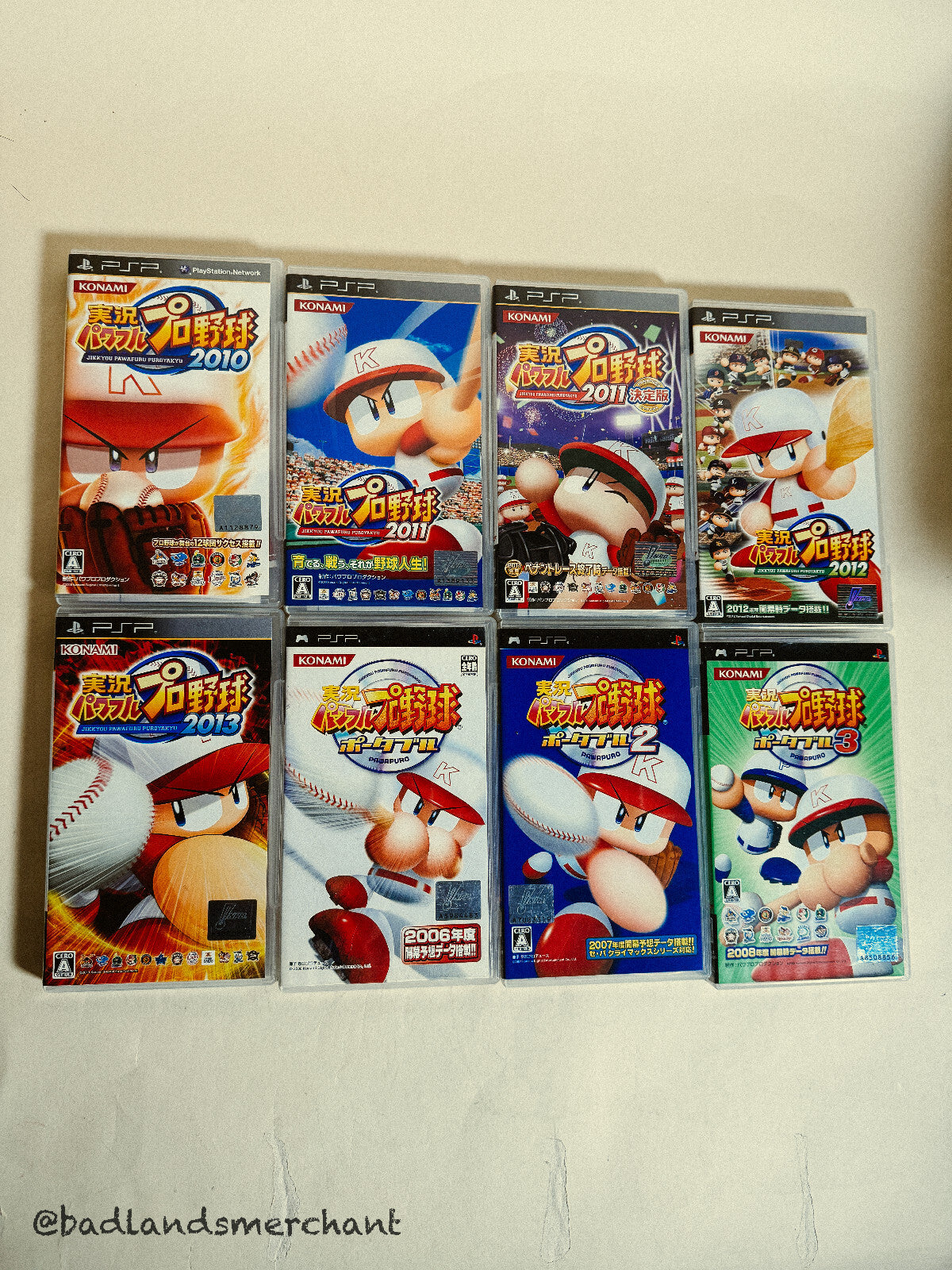 Jikkyou Pawafuru Puroyakyu 2010 2011 2012 2013 1 2 3 Lot 8 Japan Import Baseball