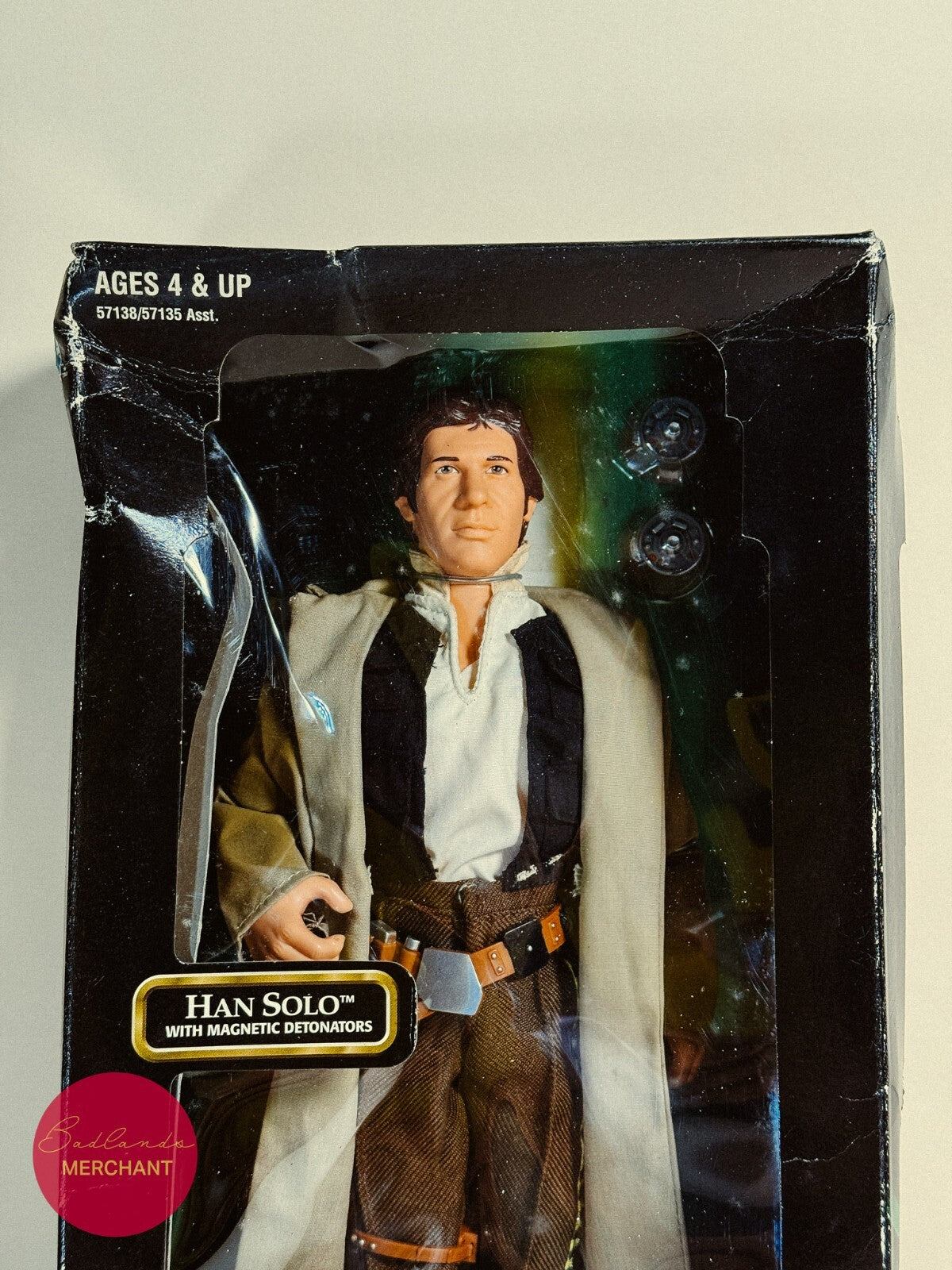 Star Wars Han Solo Power of the Force Figure 12" Magnetic Detonators