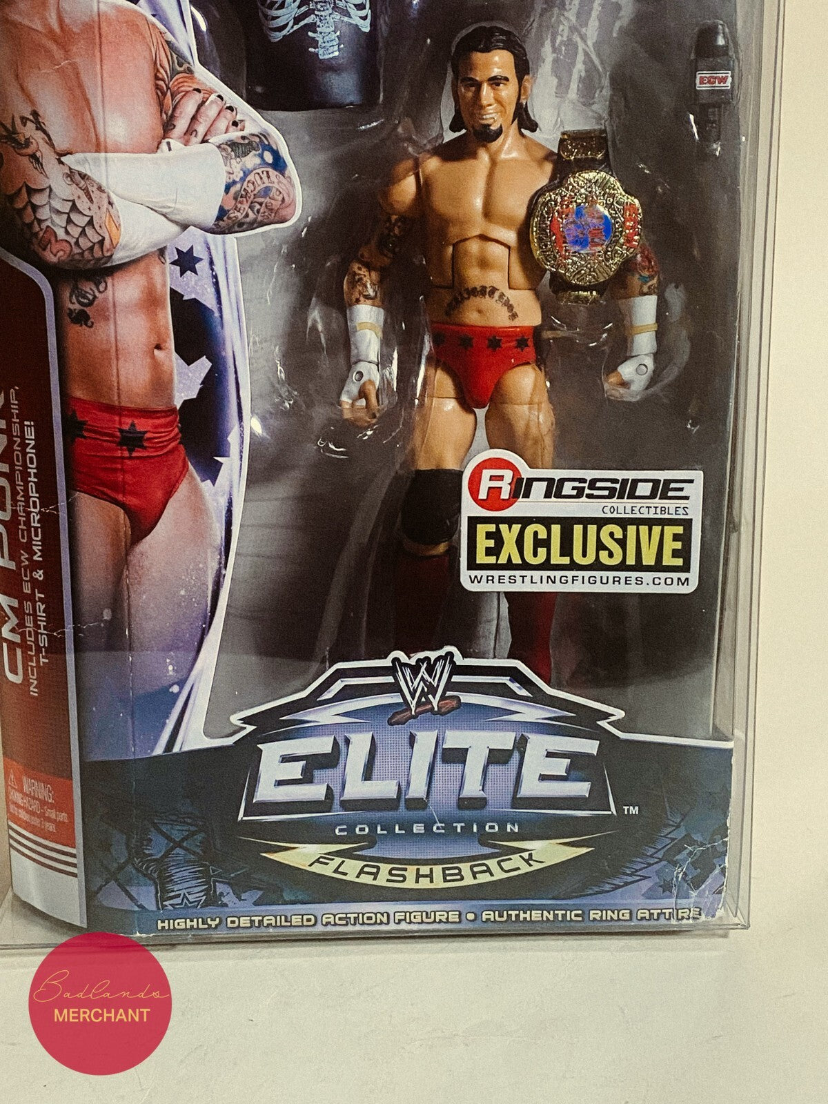 CM Punk WWE Elite Ringside Exclusive ECW Flashback