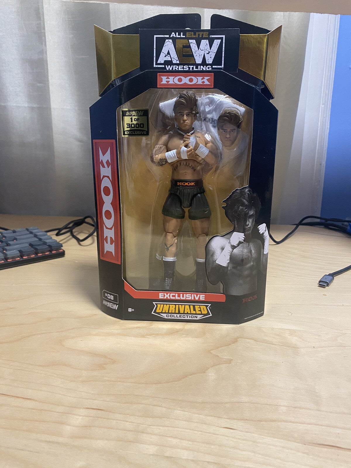 AEW Shop exclusive Hook / Adam Page Chase 6" Action Figure LE 1/3000 NEW