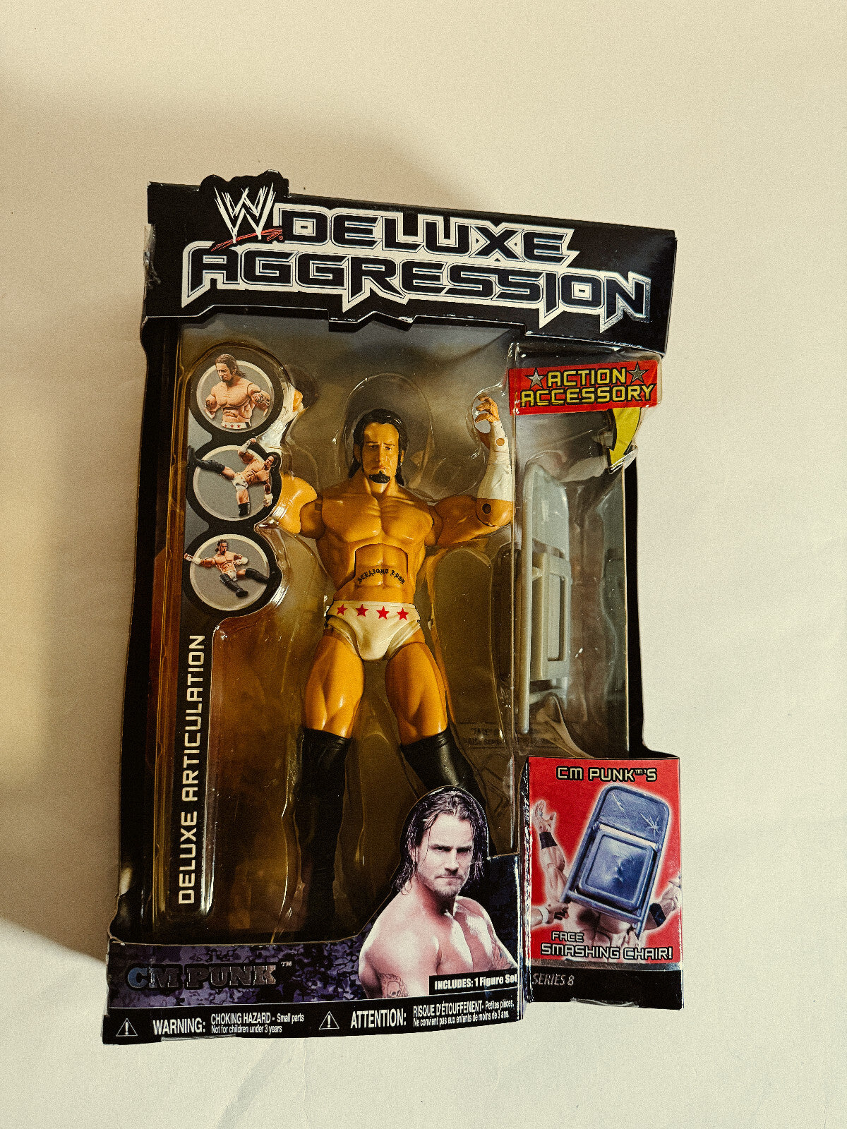 WWE CM Punk Deluxe Aggression Series 22 Jakks