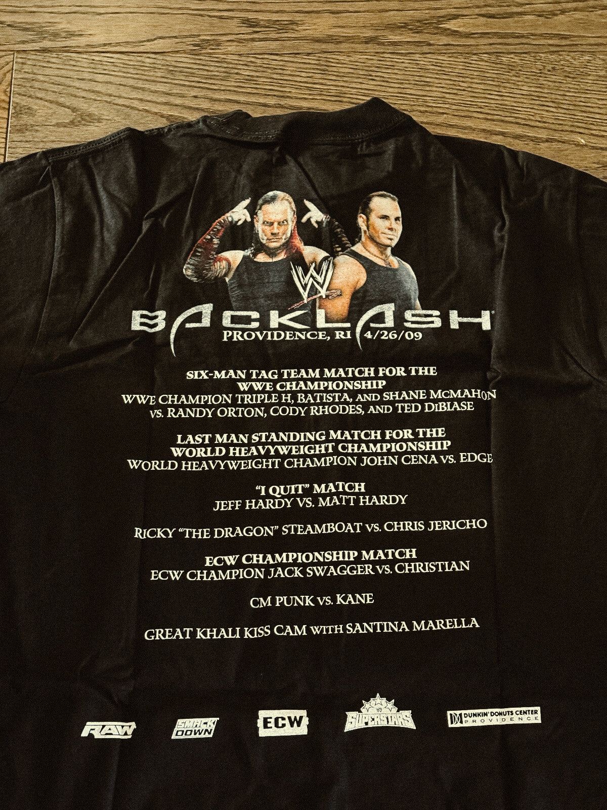 WWE Blacklash 2009 T-Shirt Medium M