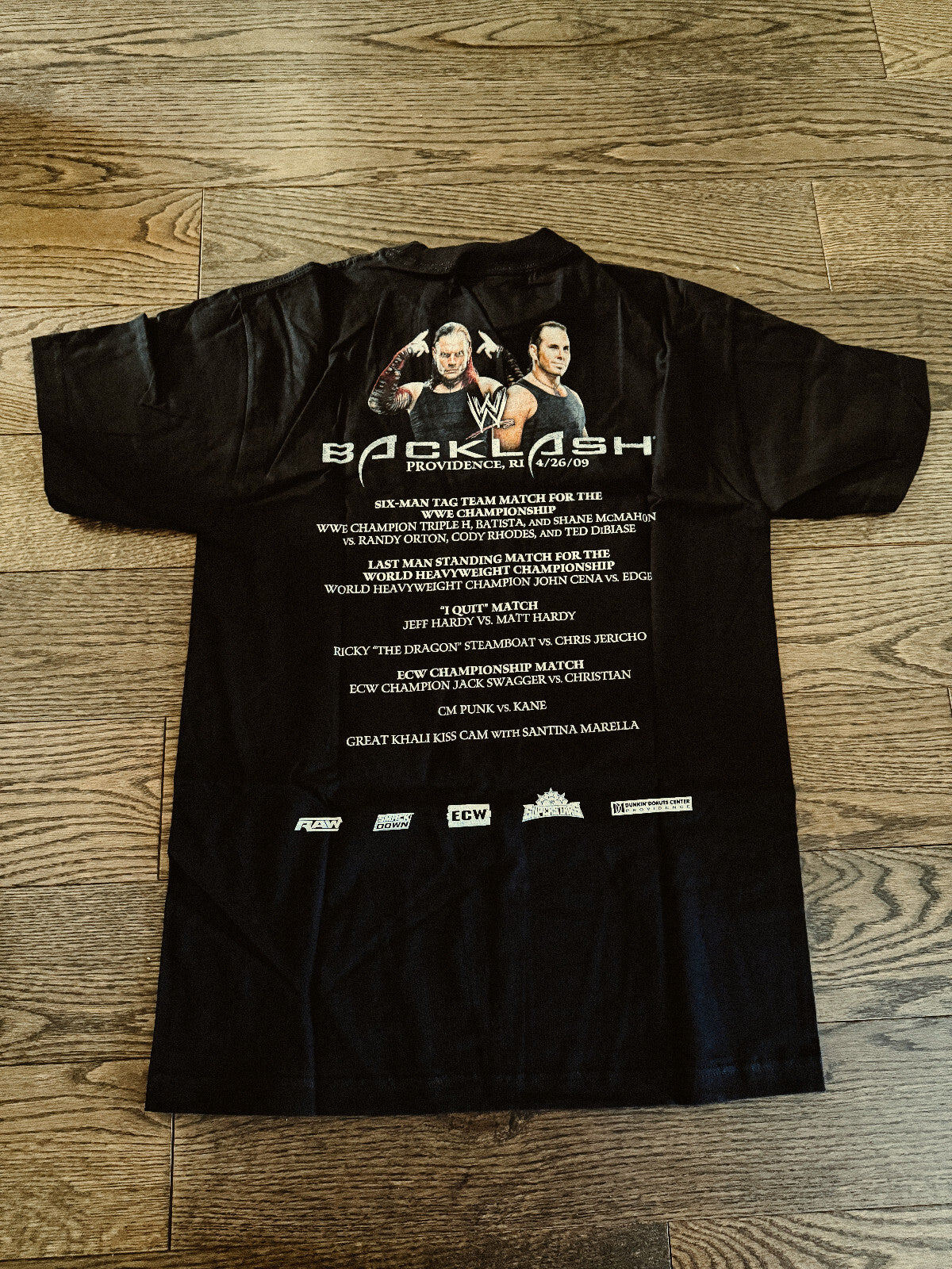 WWE Blacklash 2009 T-Shirt Medium M