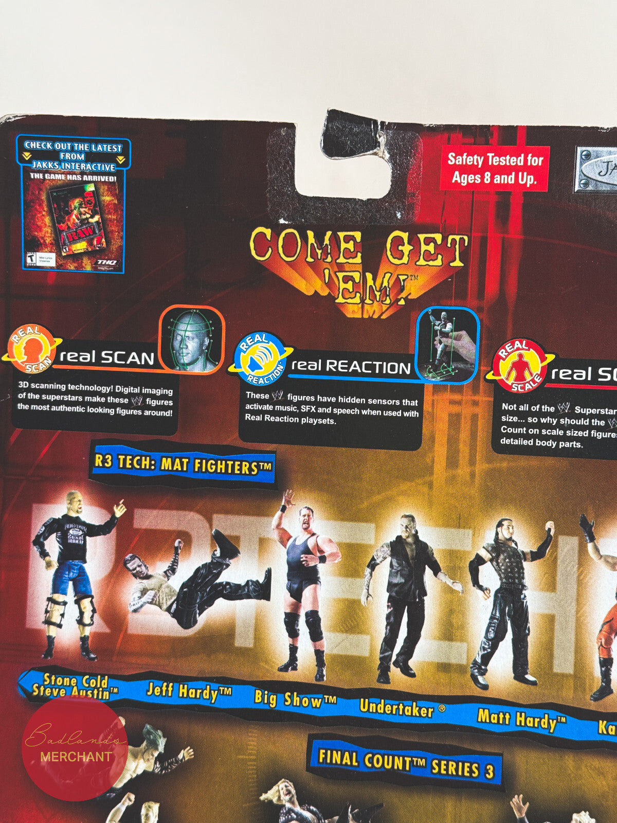 Jakks Pacific WWE Kane R3 Tech Metal Vengeance Mat Fighters Figure