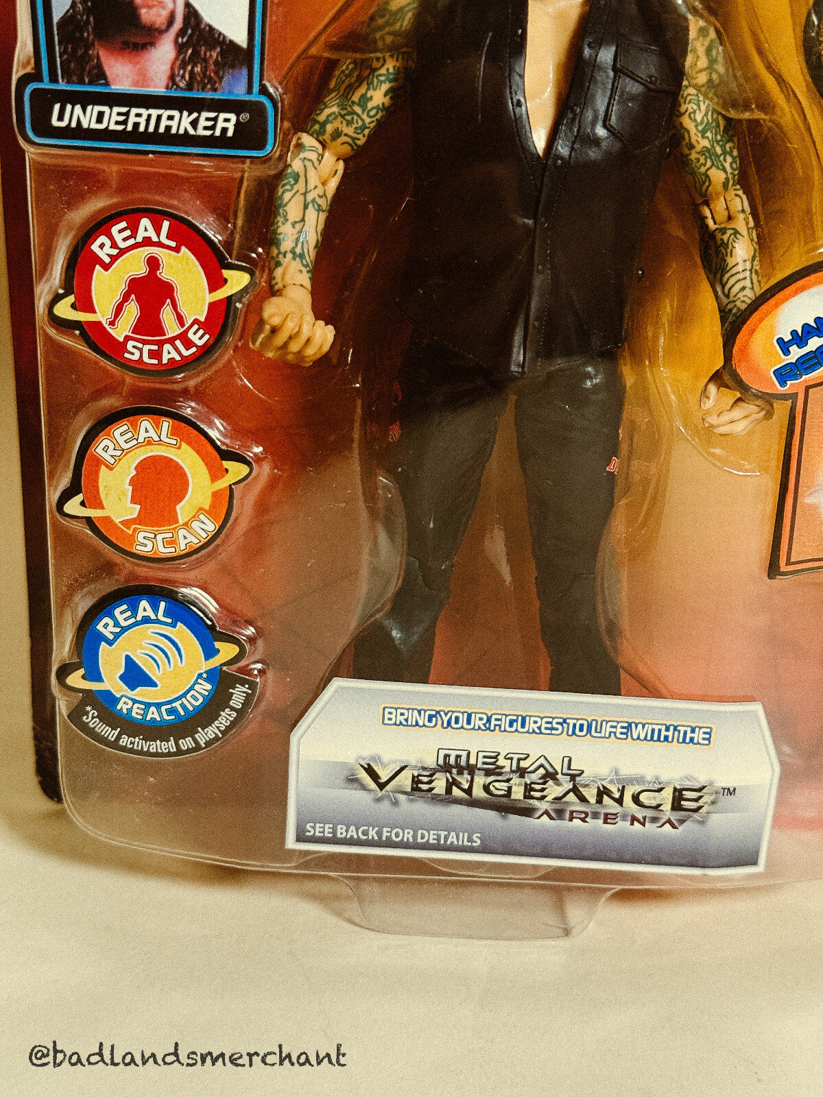 WWE Undertaker R3 Tech Metal Vengeance Mat Fighters Figure