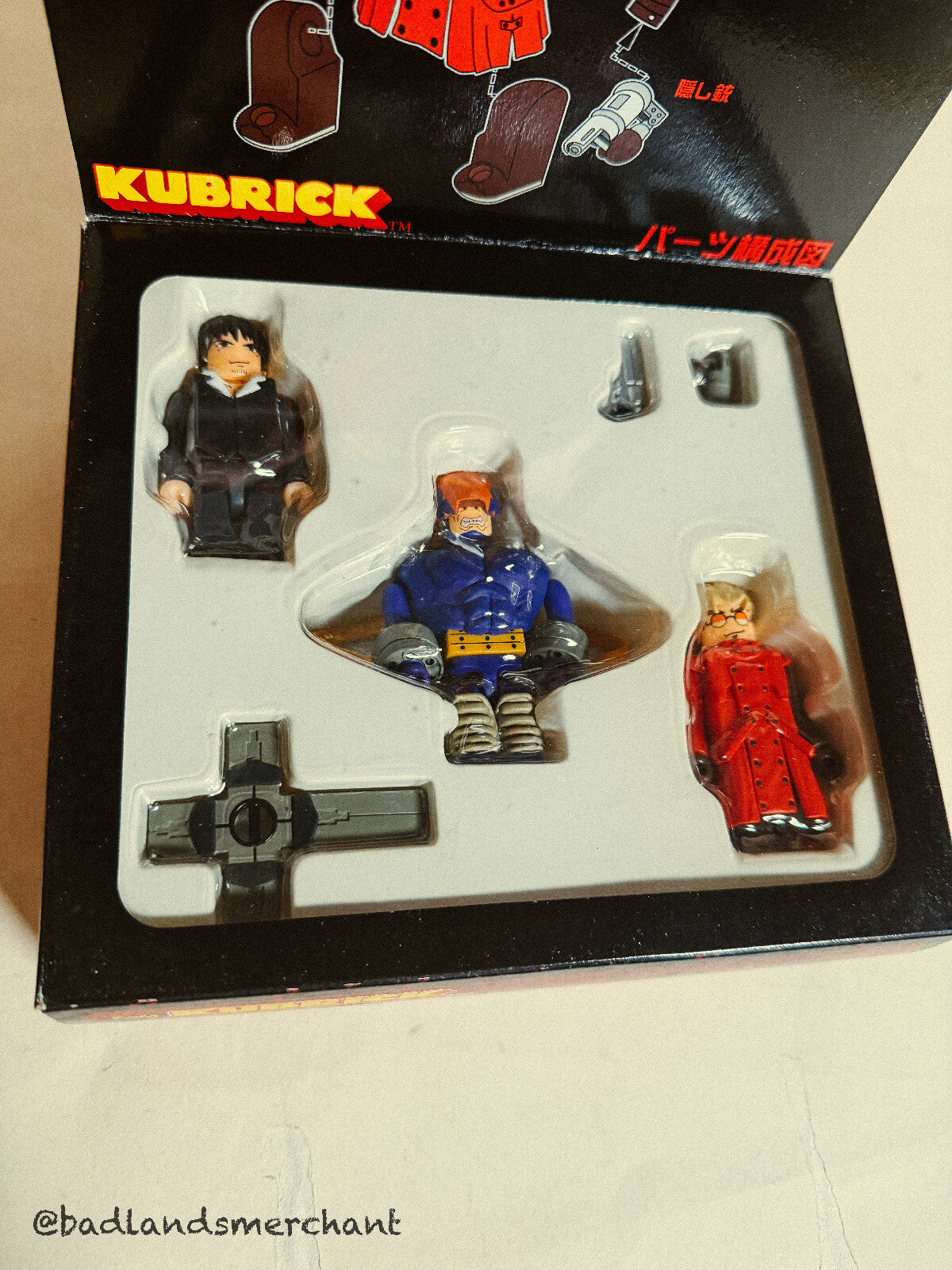 Trigun Kubrick Mini 3 Figures Set Vash Medicom Toy