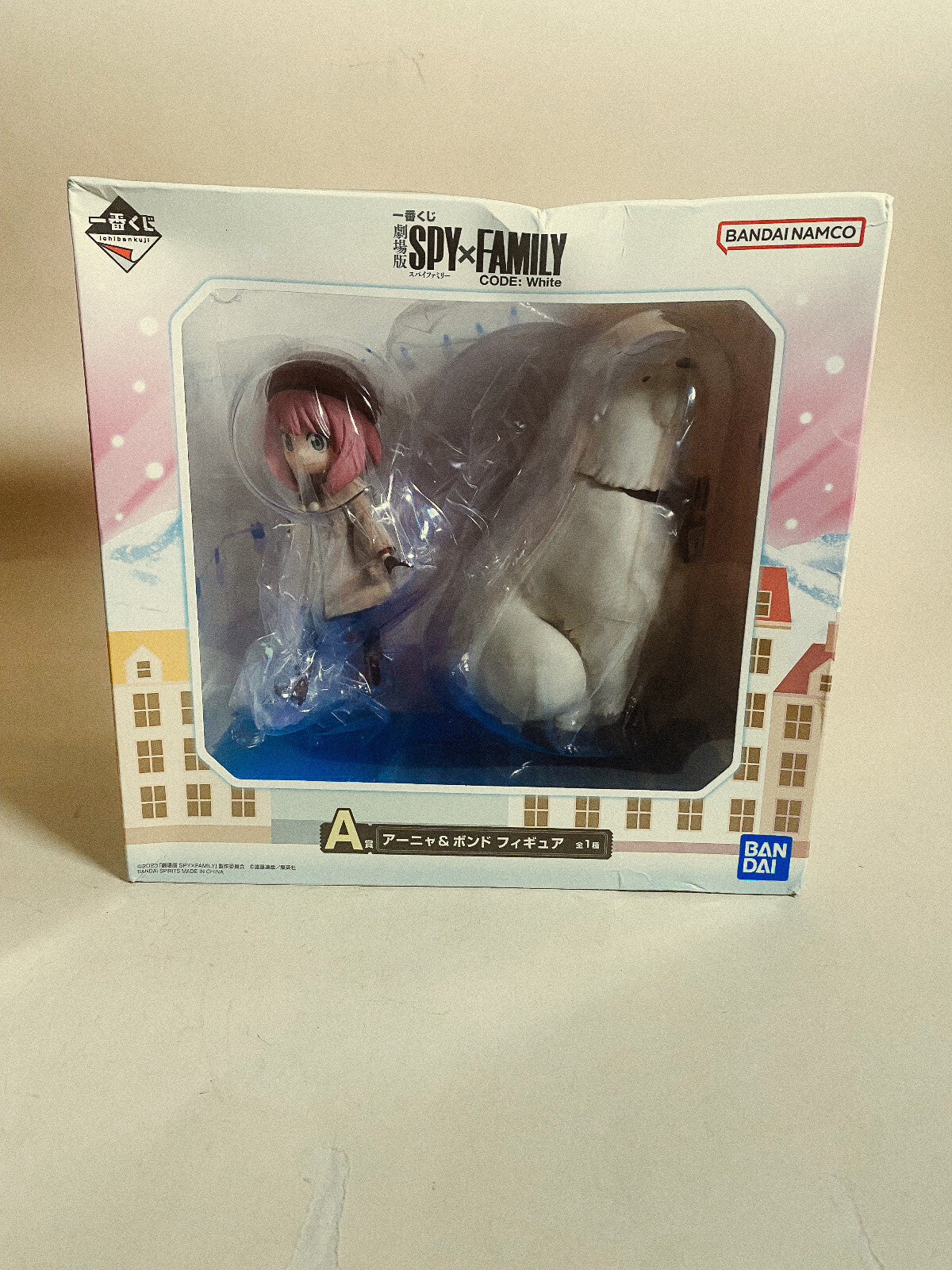 Ichiban Kuji SPY×FAMILY CODE: White A Prize Anya & Bond Figure