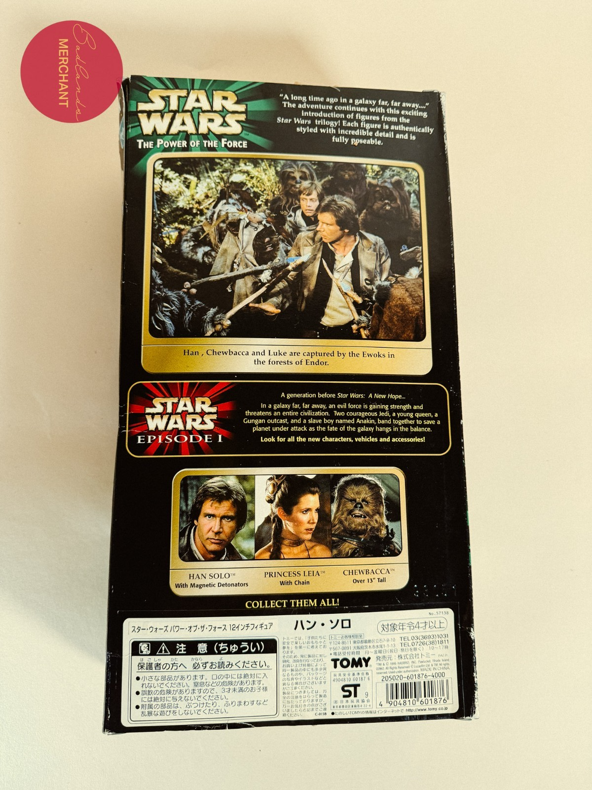 Star Wars Han Solo Power of the Force Figure 12" Magnetic Detonators