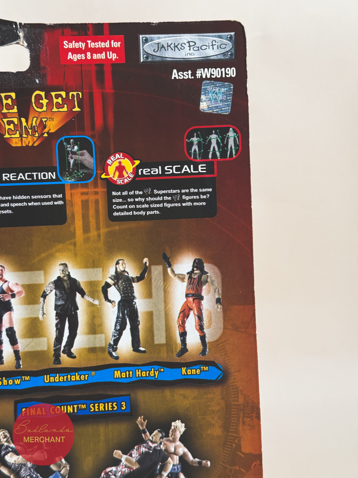 Jakks Pacific WWE Kane R3 Tech Metal Vengeance Mat Fighters Figure