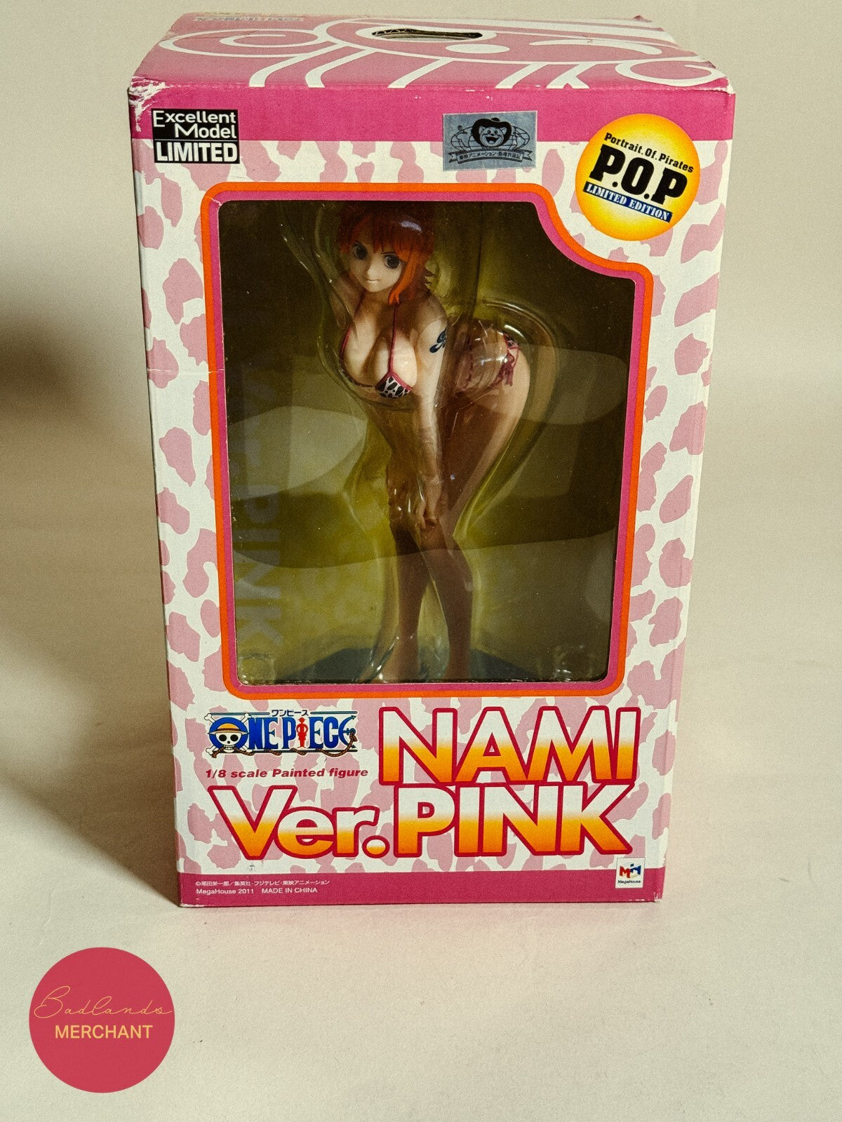 One Piece Nami Excellent Model Portrait of Pirates Limited Edition 1/8 Pink ver.