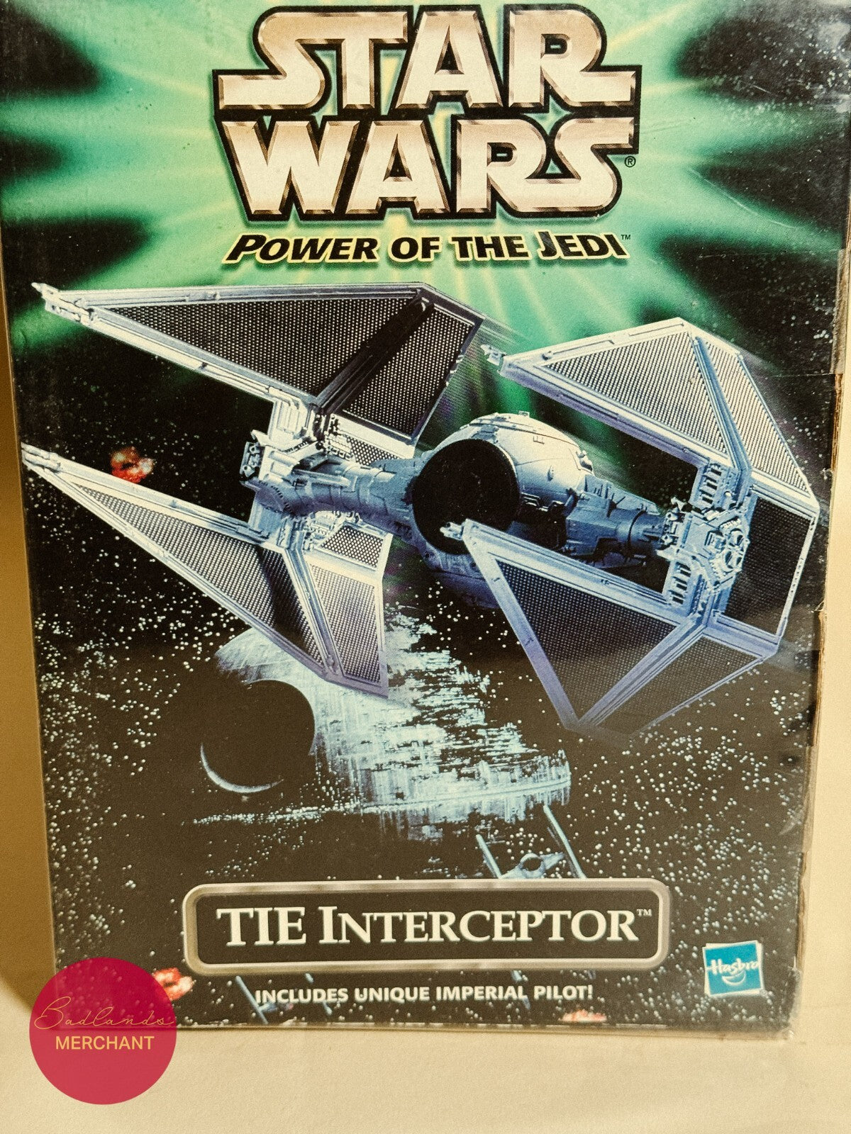 Hasbro 2001 Star Wars Power of the Jedi TIE Interceptor Vehicle Figure