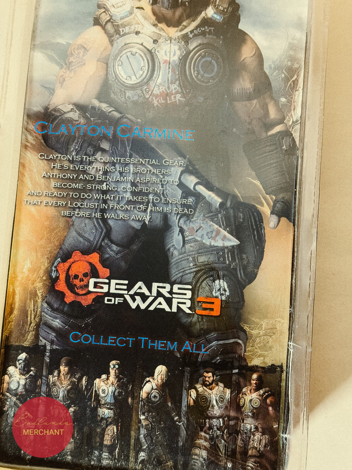 NECA Gears Of War 3 Clayton Carmine Figure New