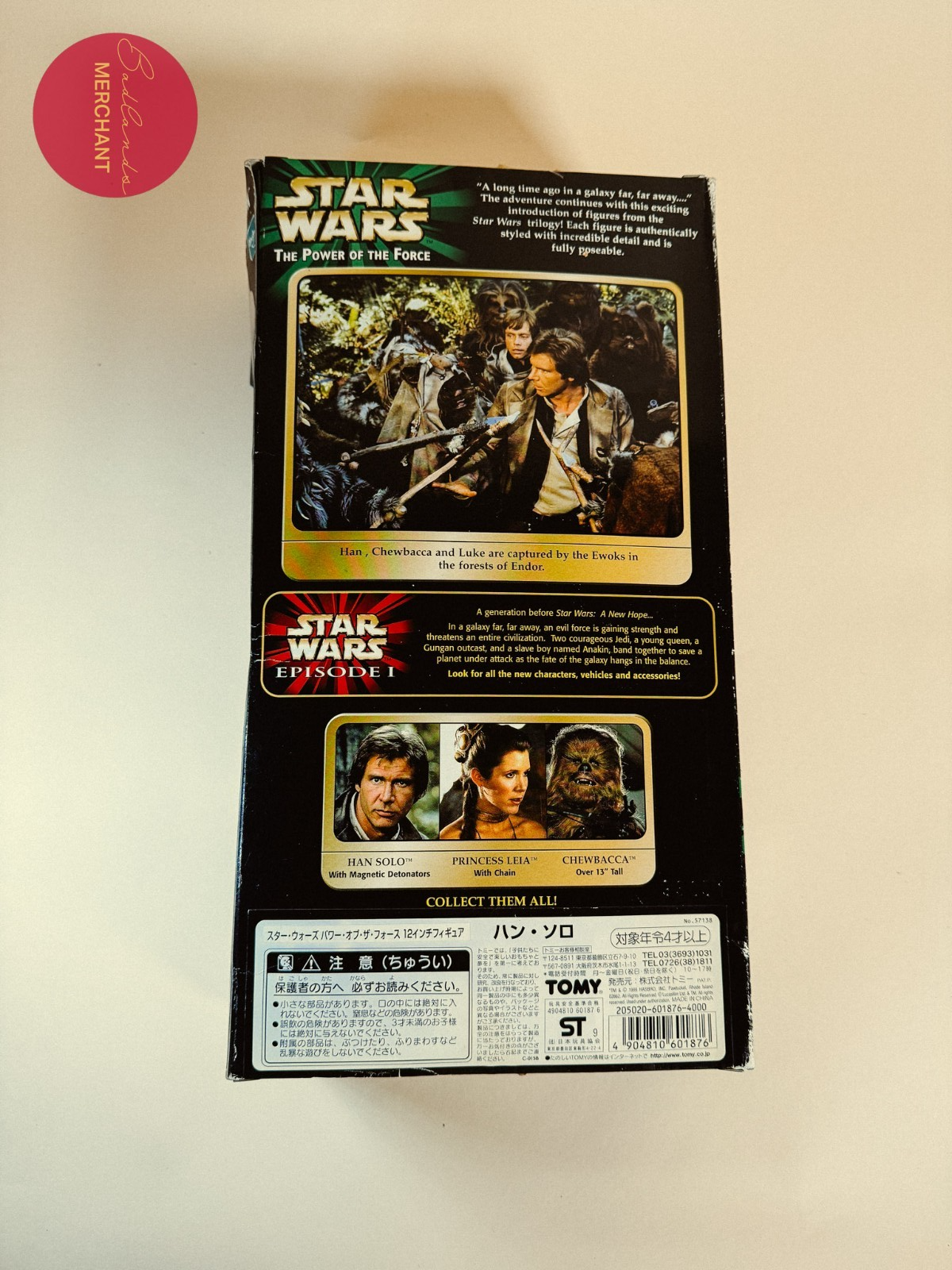 Star Wars Han Solo Power of the Force Figure 12" Magnetic Detonators