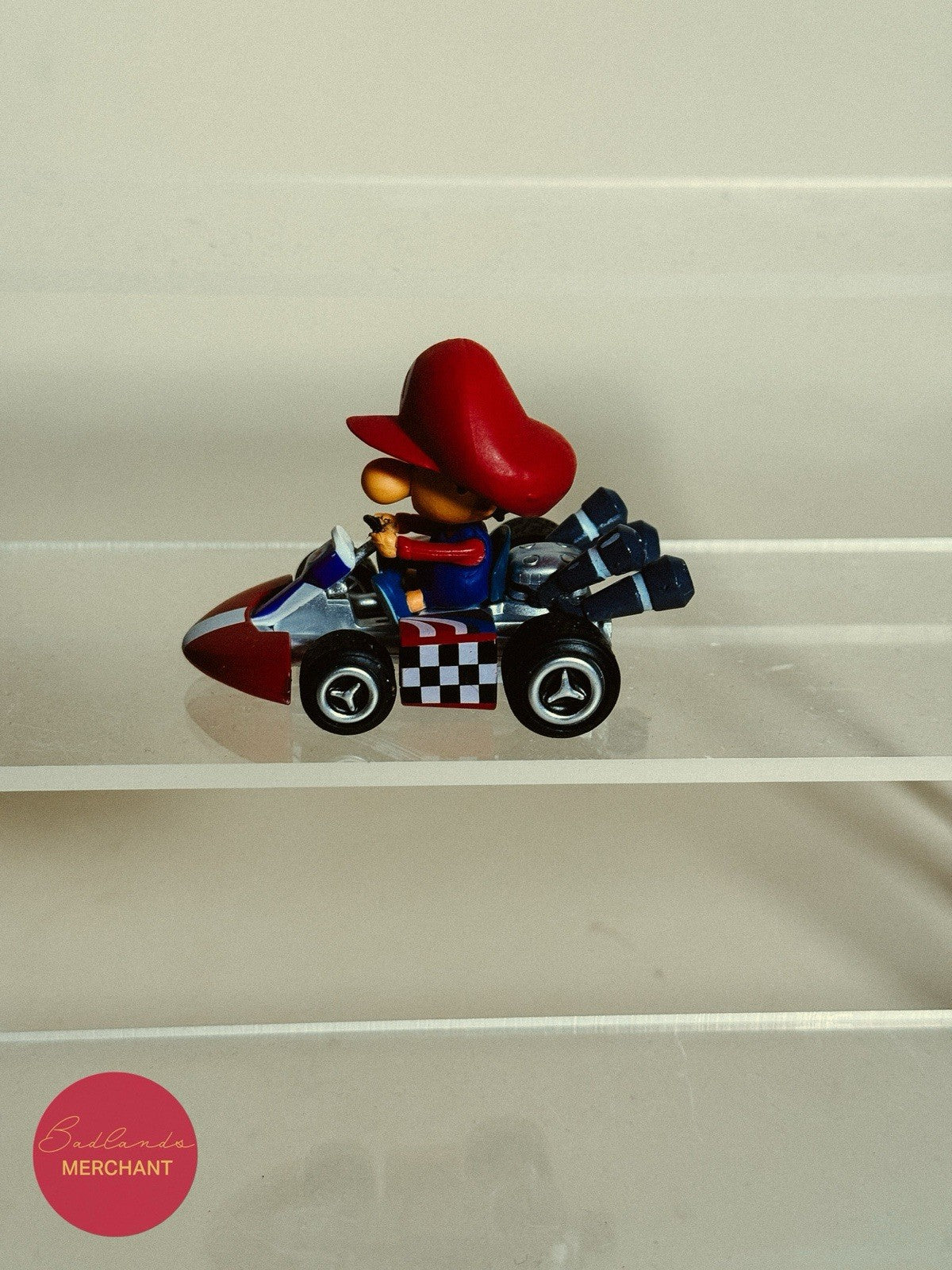 Baby Mario Mario Bros Mario Kart Pull Back Car Toy Mini Figure