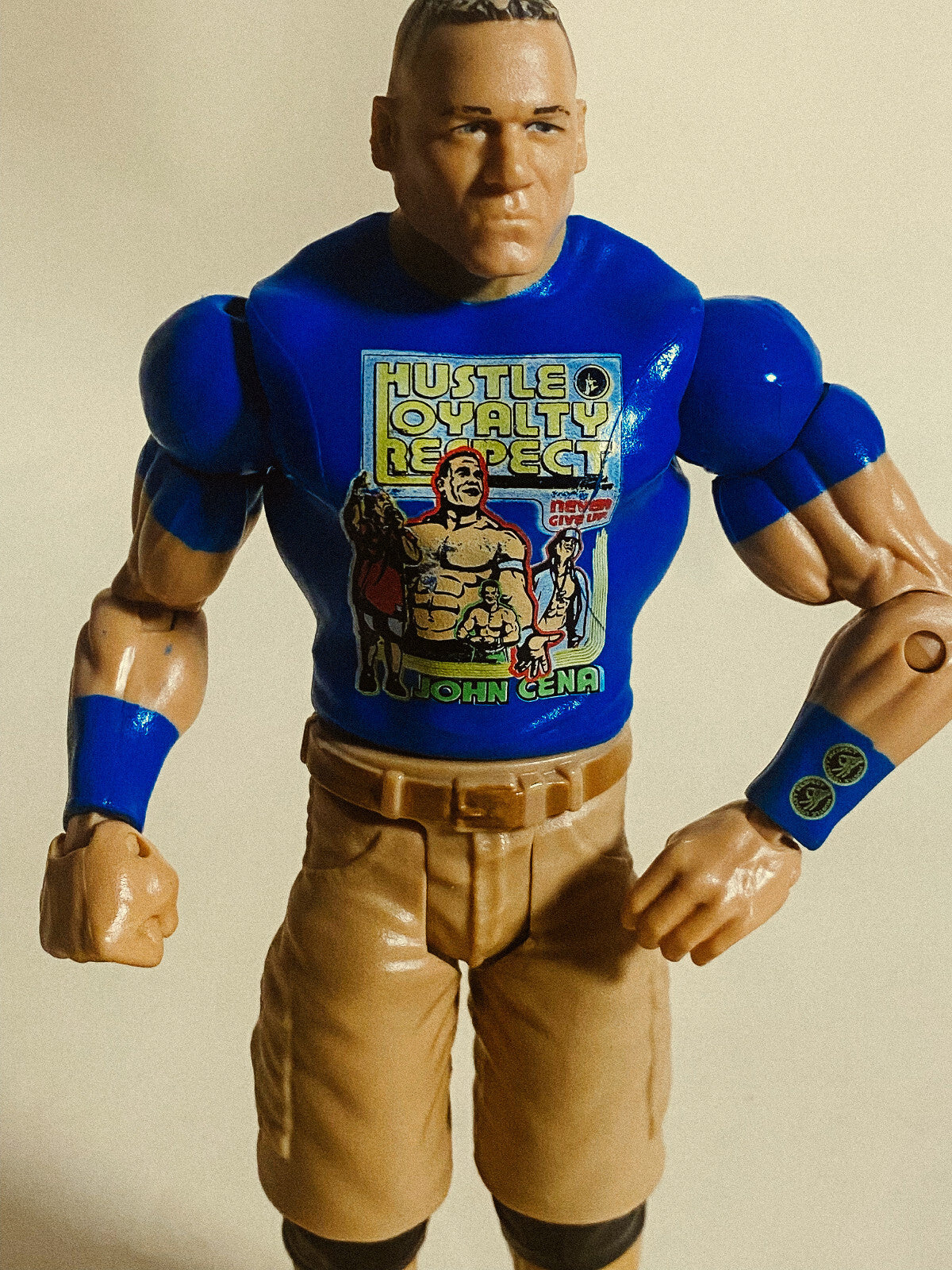 John Cena Blue Shirt - WWE Basic 82