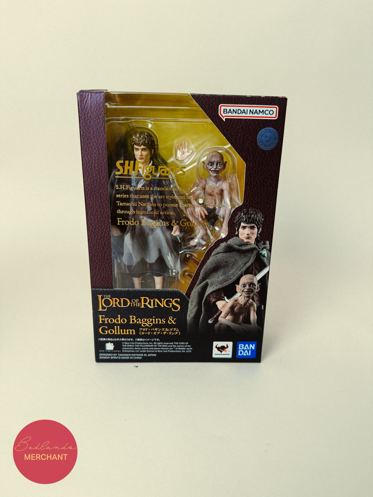 Bandai S.H.Figuarts Frodo Baggins Gollum The Lord of the Rings Fellowship Ring