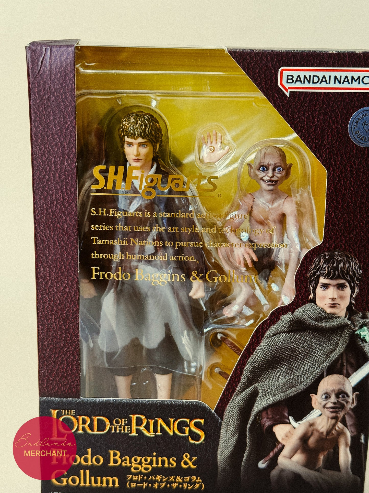 Bandai S.H.Figuarts Frodo Baggins Gollum The Lord of the Rings Fellowship Ring