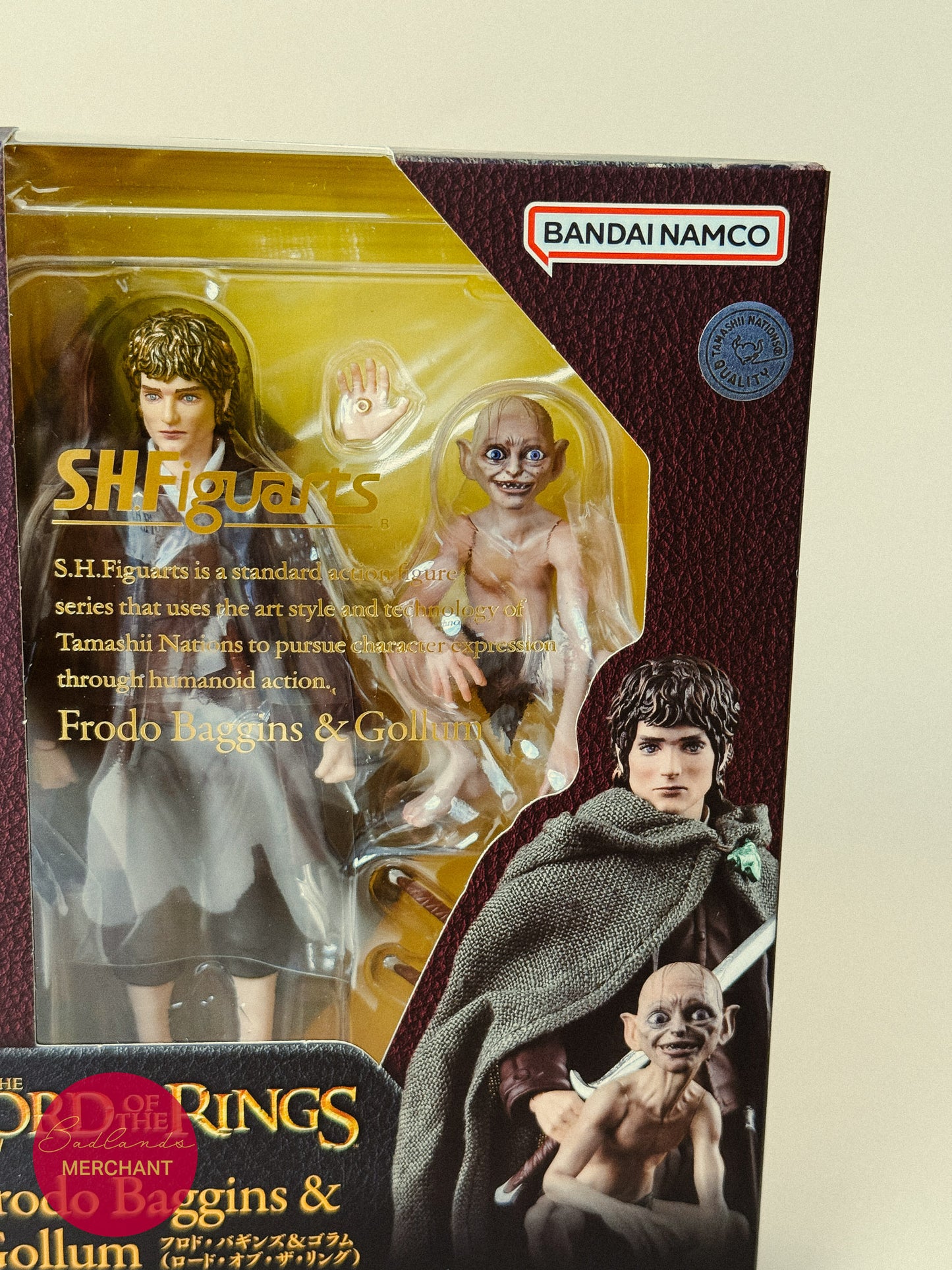 Bandai S.H.Figuarts Frodo Baggins Gollum The Lord of the Rings Fellowship Ring