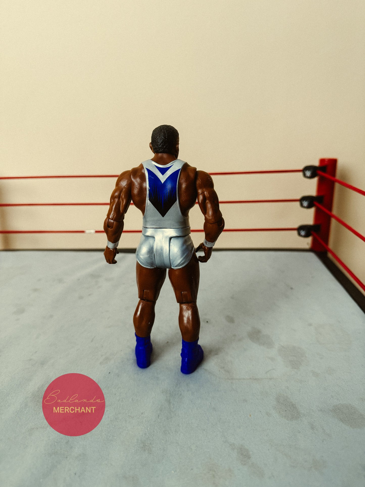 WWE Big E Basic Figure Mattel Blue Shoes