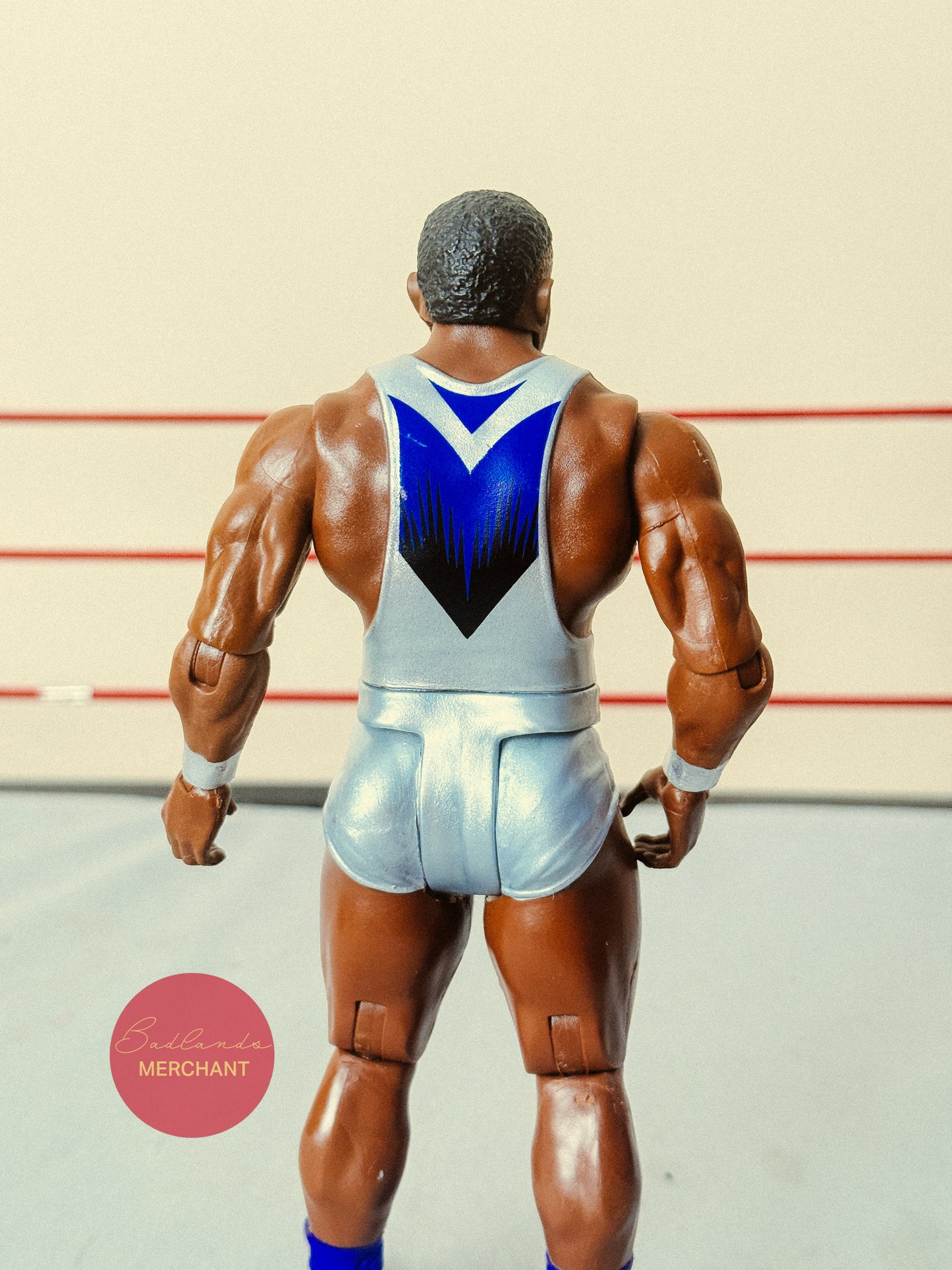 WWE Big E Basic Figure Mattel Blue Shoes