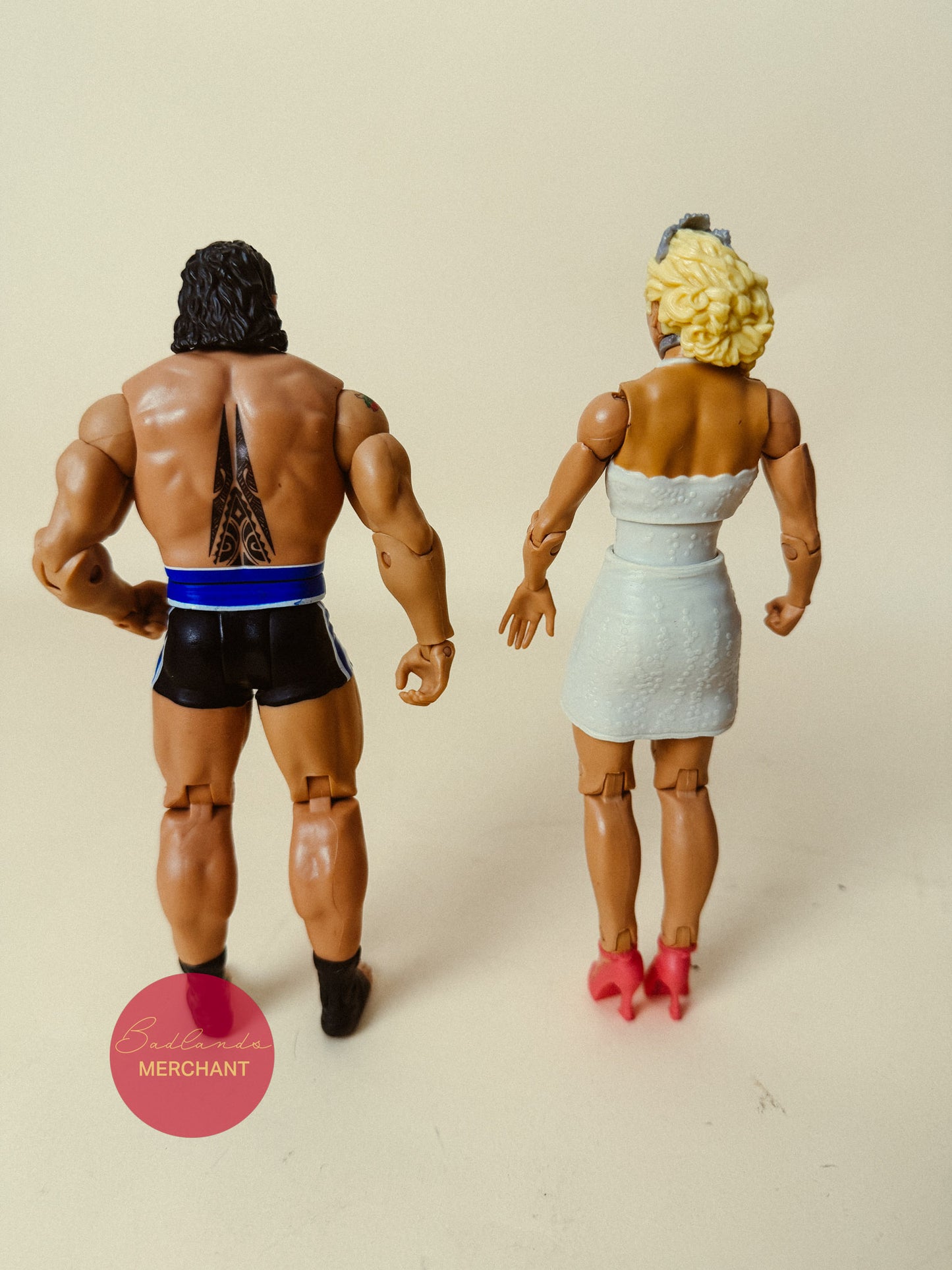 WWE Mattel Basic Battle Pack Lana and Rusev Figures
