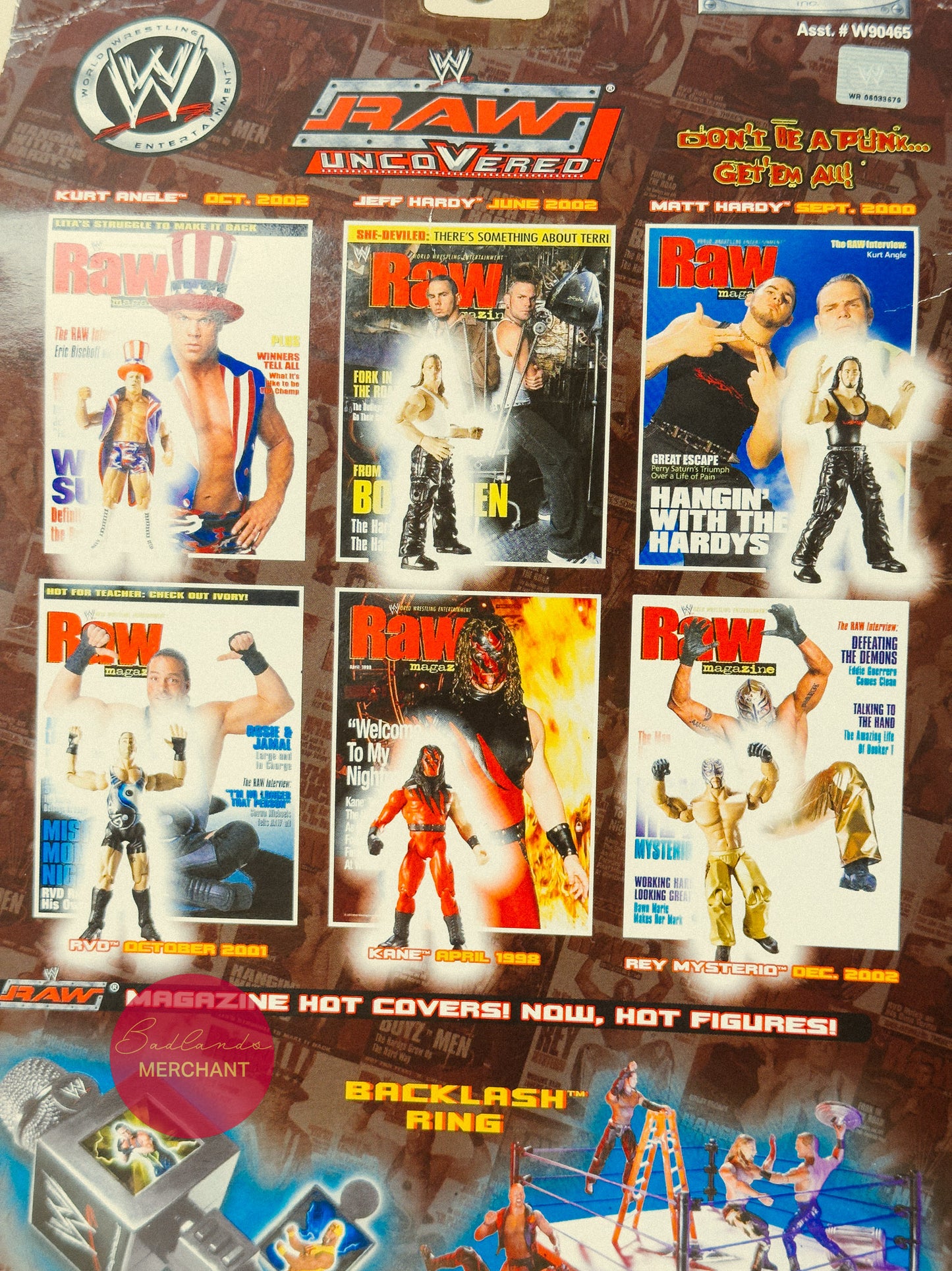 2003 WWE Jakks Pacific Titantron Live Raw Uncovered Jeff Hardy