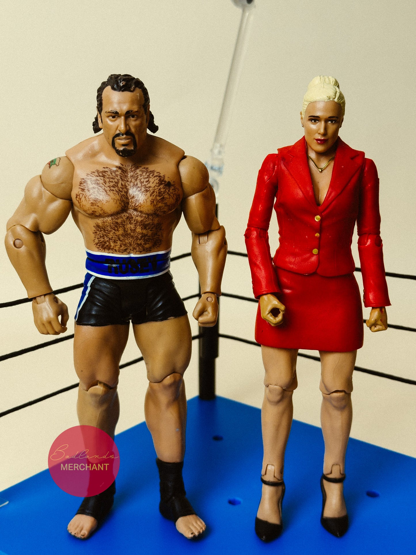 WWE Mattel Basic Battle Pack Lana and Rusev Figures