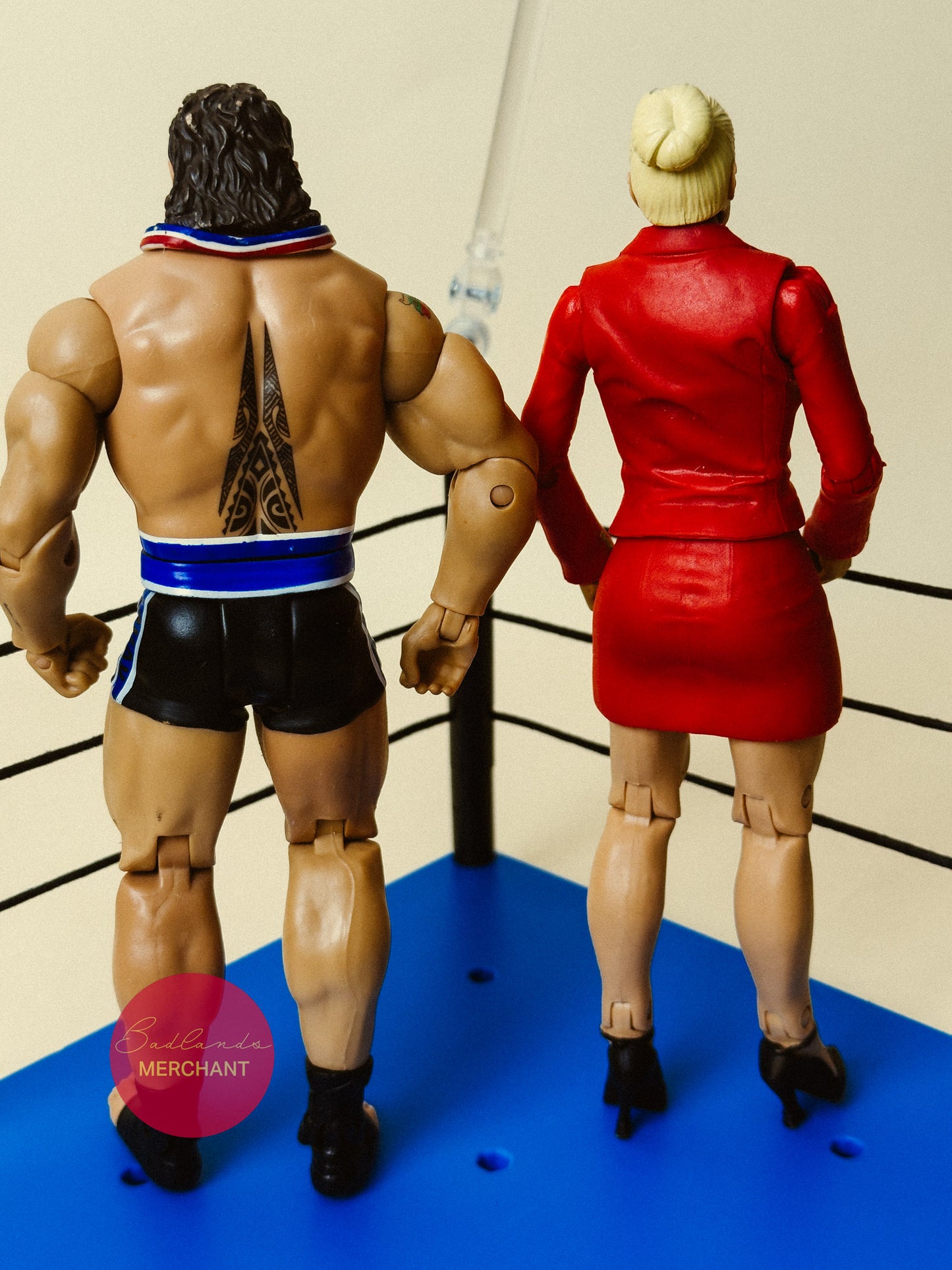WWE Mattel Basic Battle Pack Lana and Rusev Figures