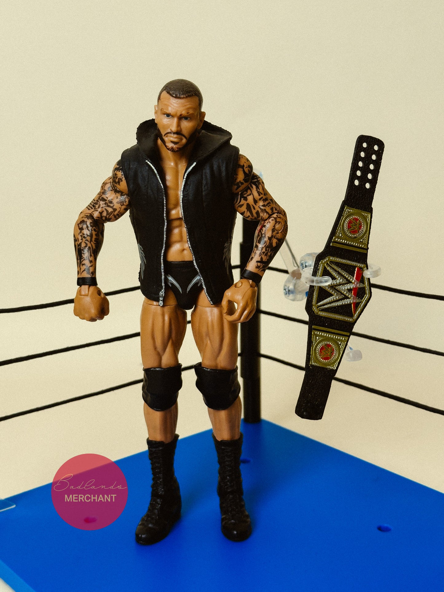Mattel WWE Elite Collection Action Figure Randy Orton Wrestlemania w/ belt