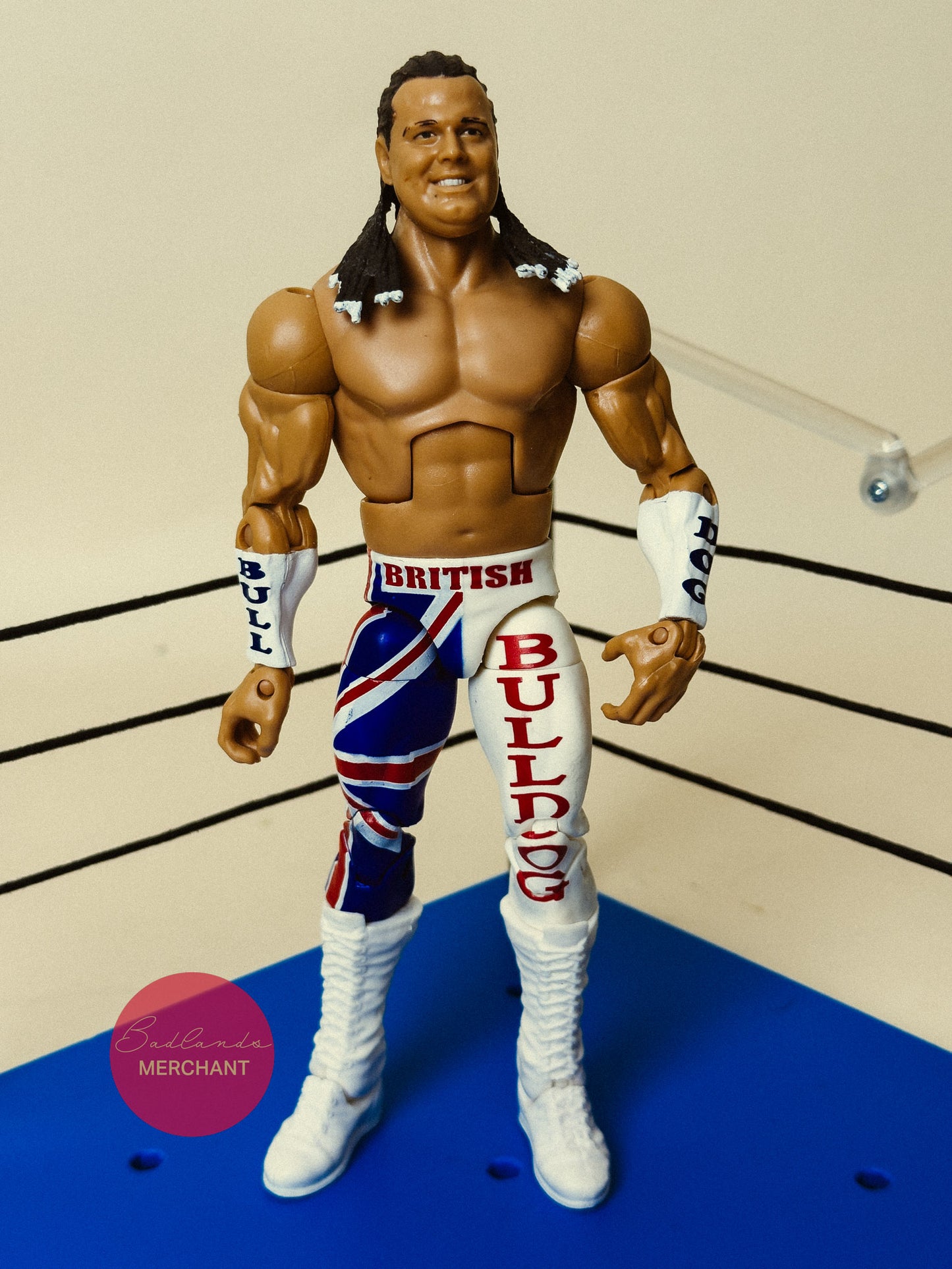 WWE Elite Mattel Series 39 British Bulldog Figure
