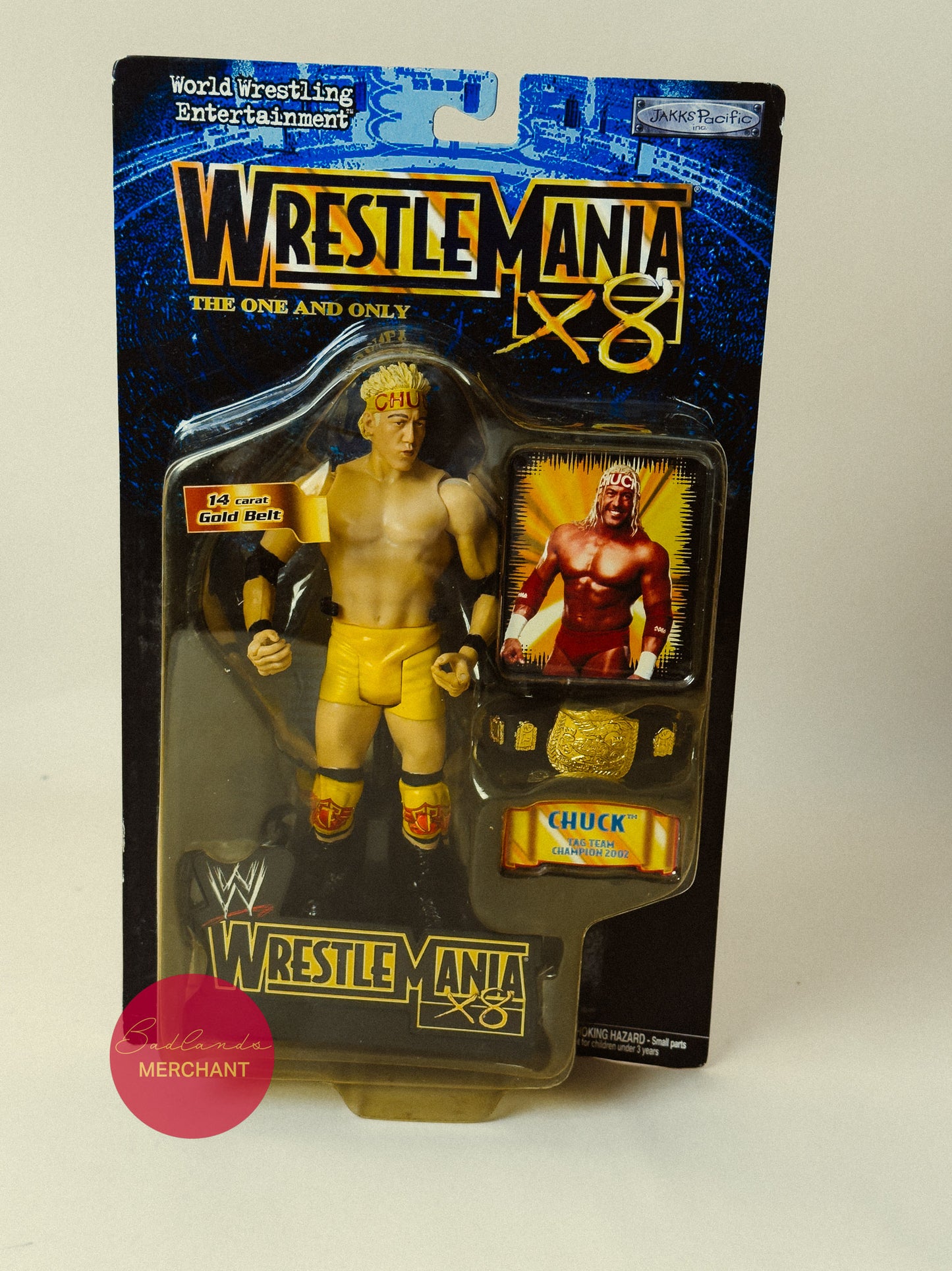 WWE Wrestlemania X8 Chuck Wrestling Action Figure Jakks Pacific