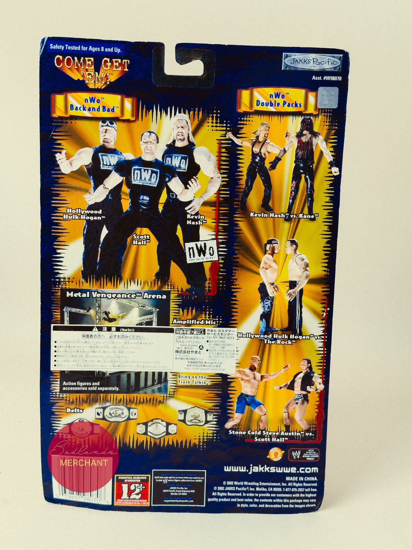 WWE Wrestlemania X8 Chuck Wrestling Action Figure Jakks Pacific