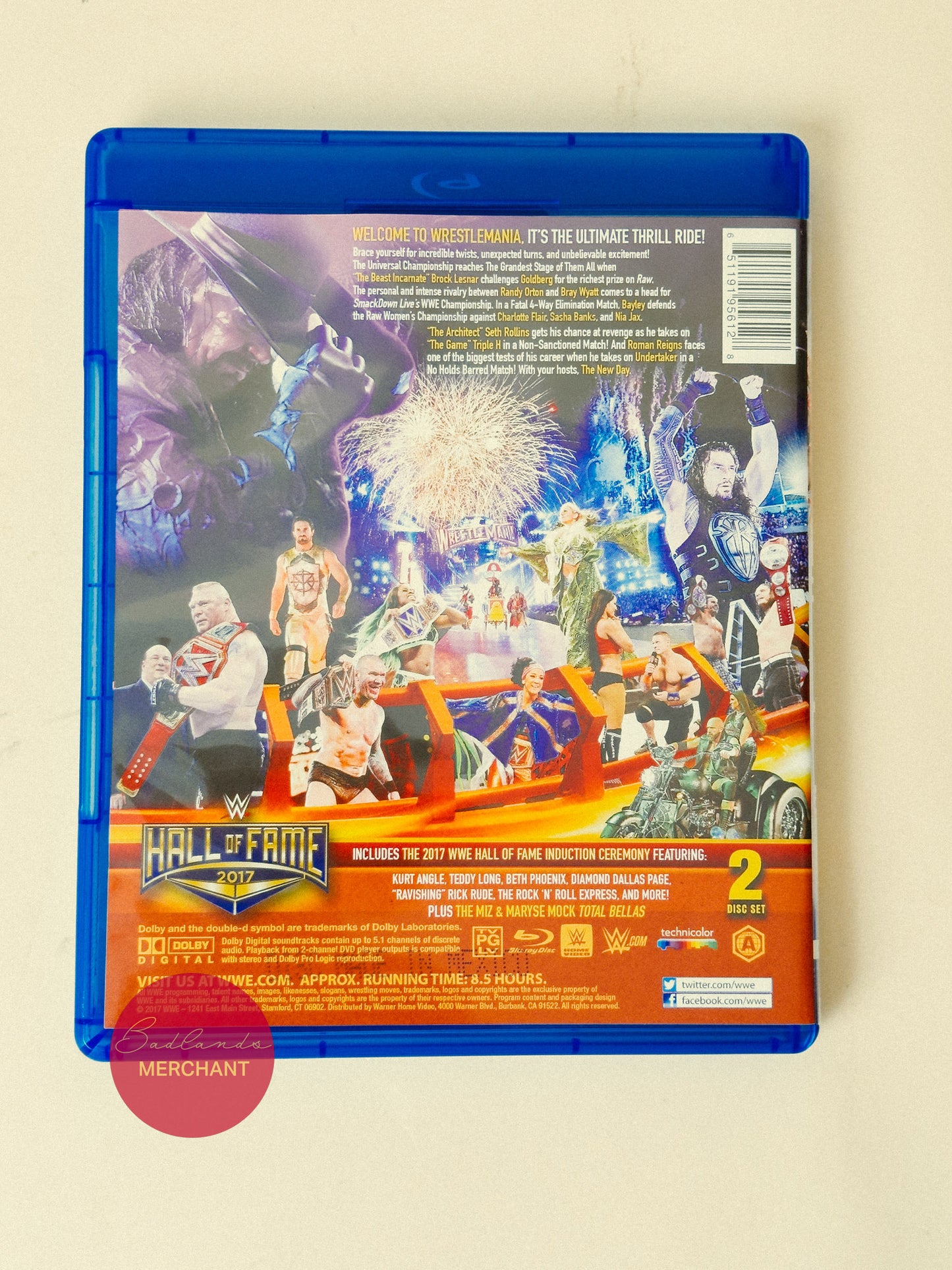 WWE WrestleMania 33 Blu-ray 2017