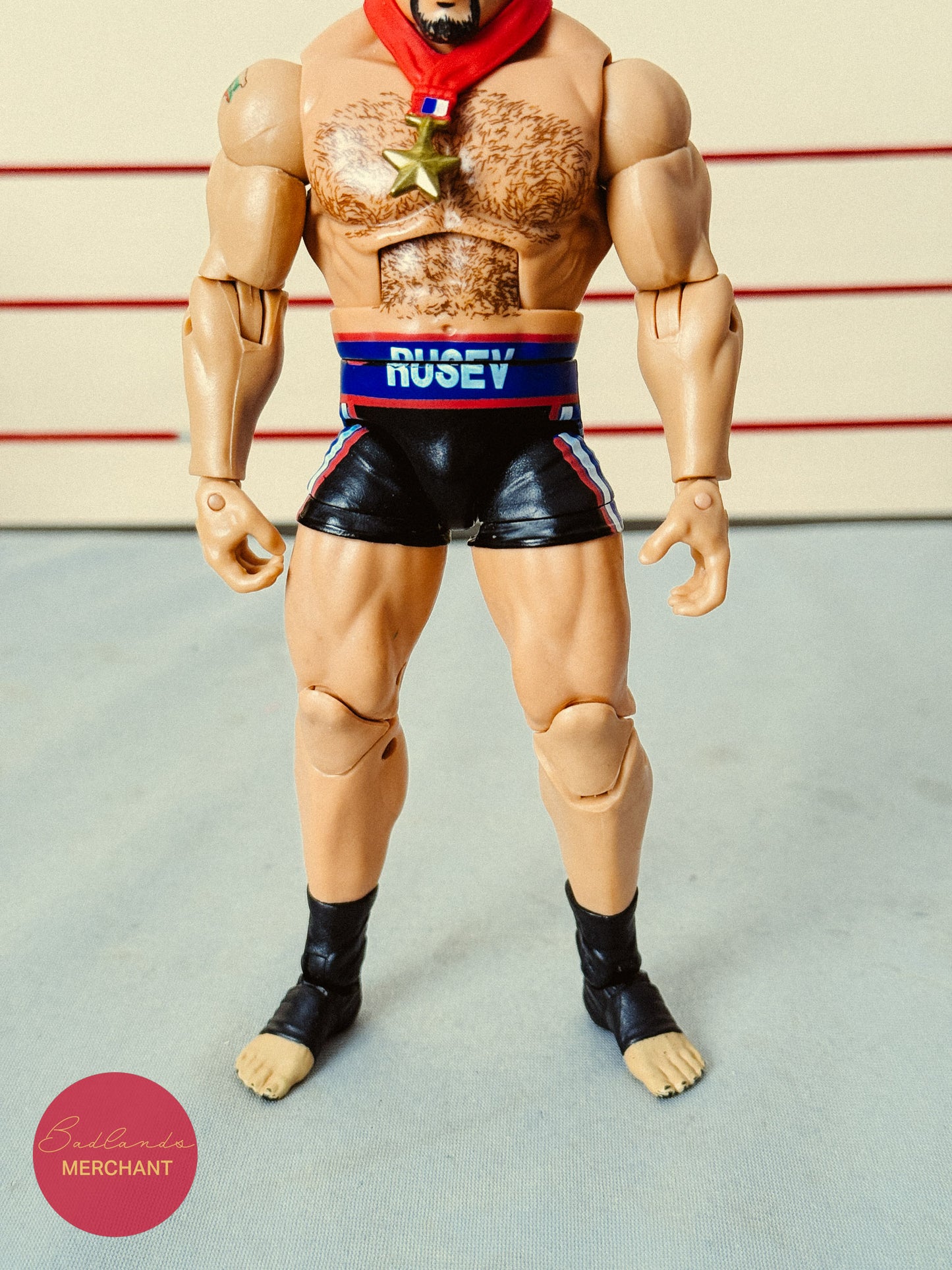 2014 WWE Elite Rusev 34 Figure Medal