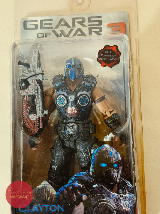 NECA Gears Of War 3 Clayton Carmine Figure New