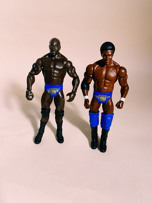 2011 WWE Darren Young & Titus O'Neil Mattel Battle Pack 21 Wrestling Figures